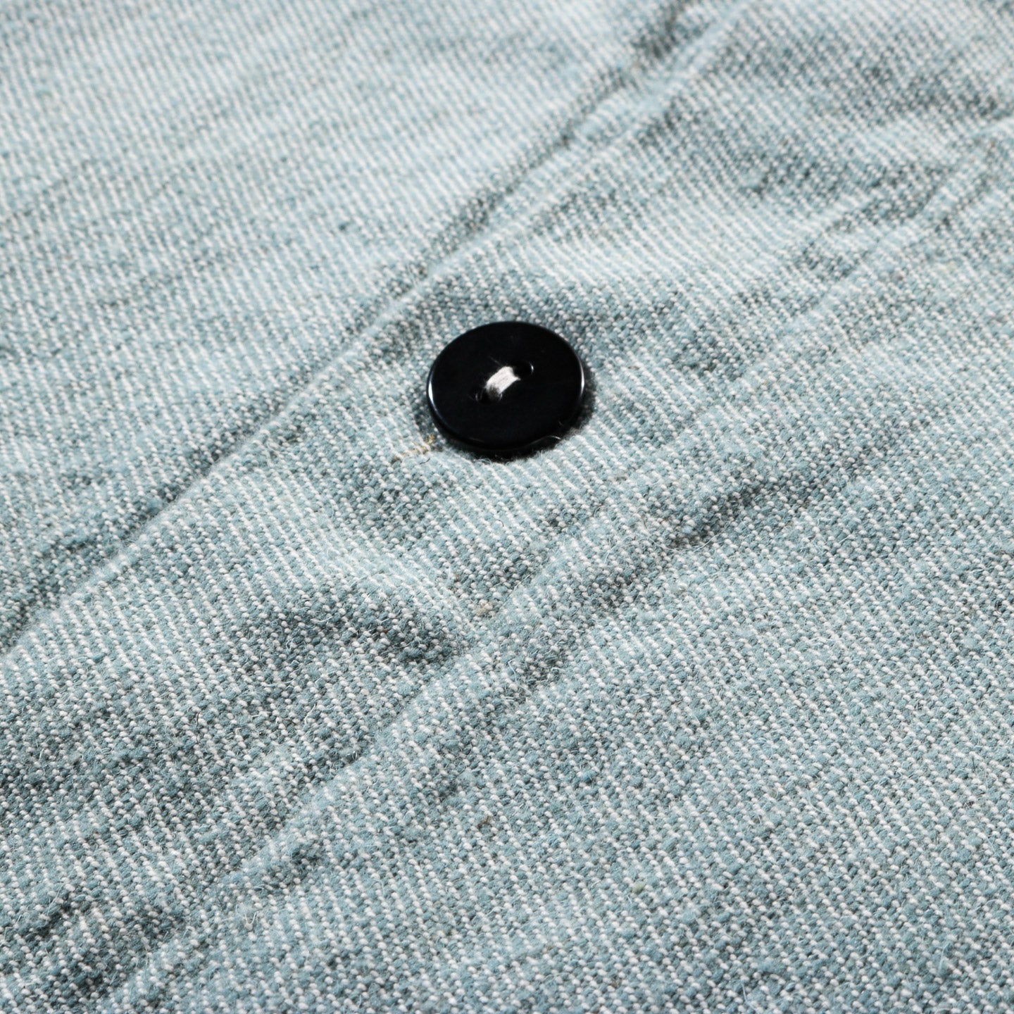 TENDER TYPE 976 HOODED DRAFTING COAT BLUE WOOL CARPET TWILL