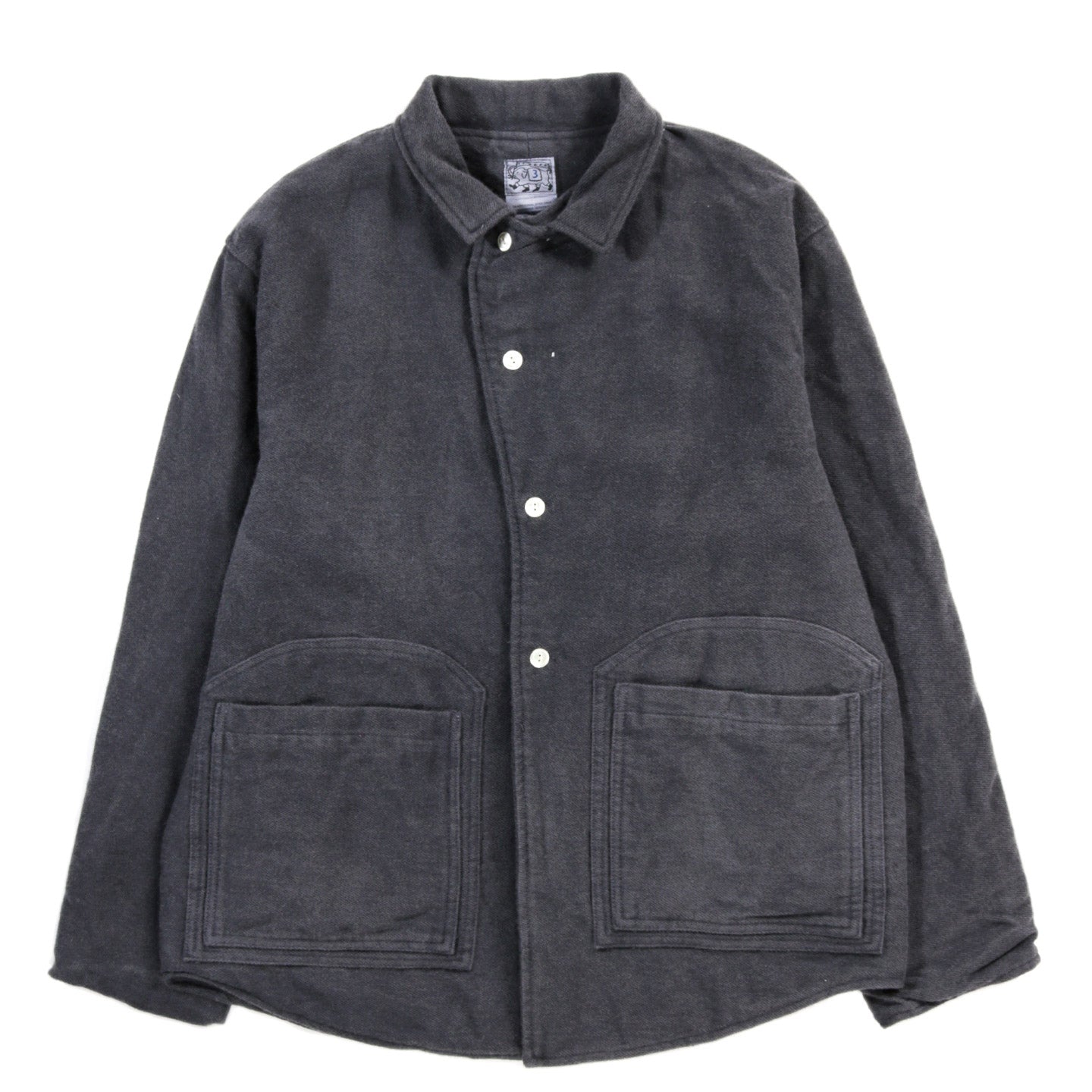 TENDER TYPE 918 TWO:ONE BUTTERFLY JACKET WOOL FACE BROKEN TWILL CHESTNUT DYED