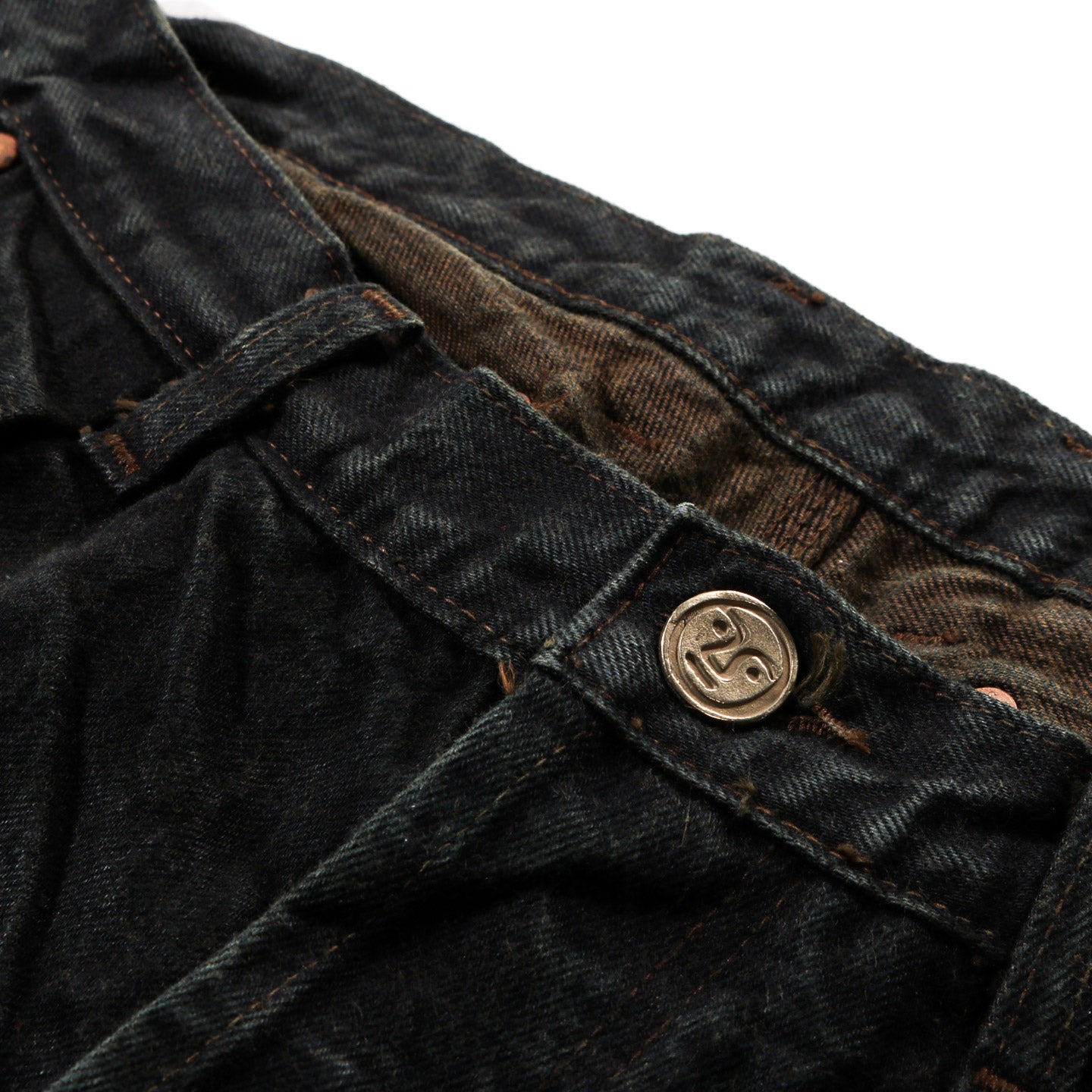 TENDER TYPE 157 TROUSERMAKERS JEANS 16OZ SELVAGE DENIM BROWN HAT