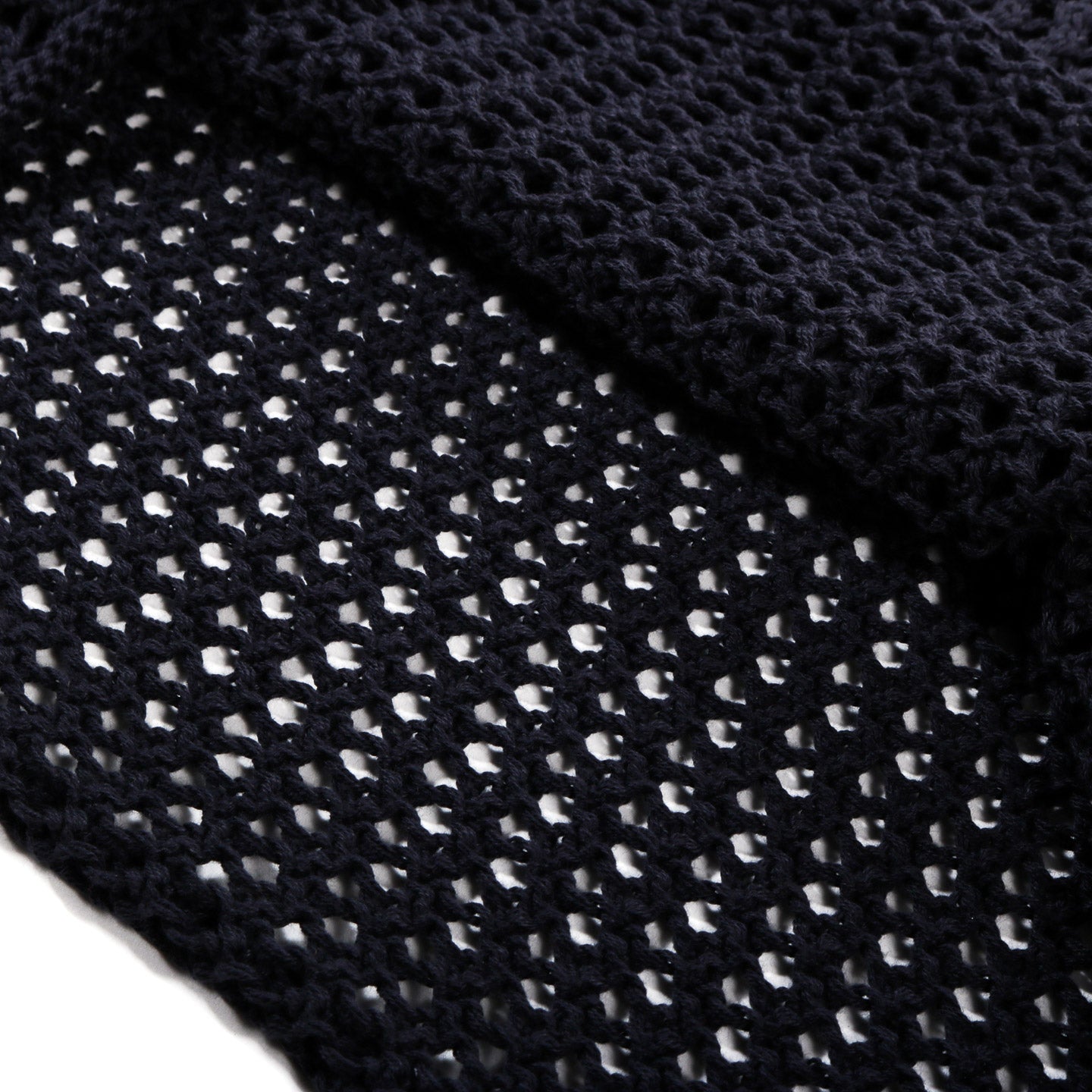 TENDER TYPE STRING VEST COMBED COTTON YARN NAVY