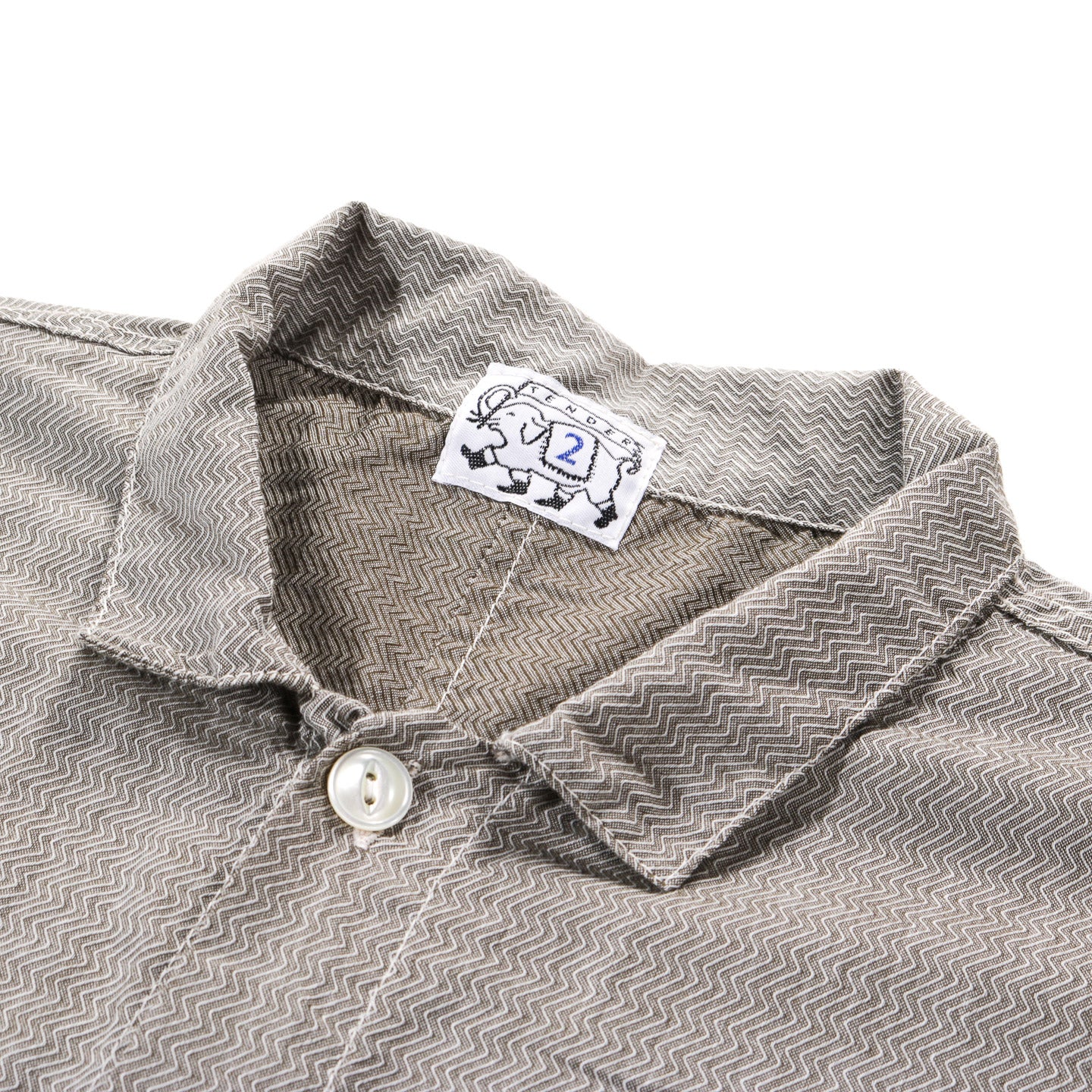 TENDER TYPE 471 PLASTRON SHIRT THUNDERBOLT COTTON CAMBRIC RINSED