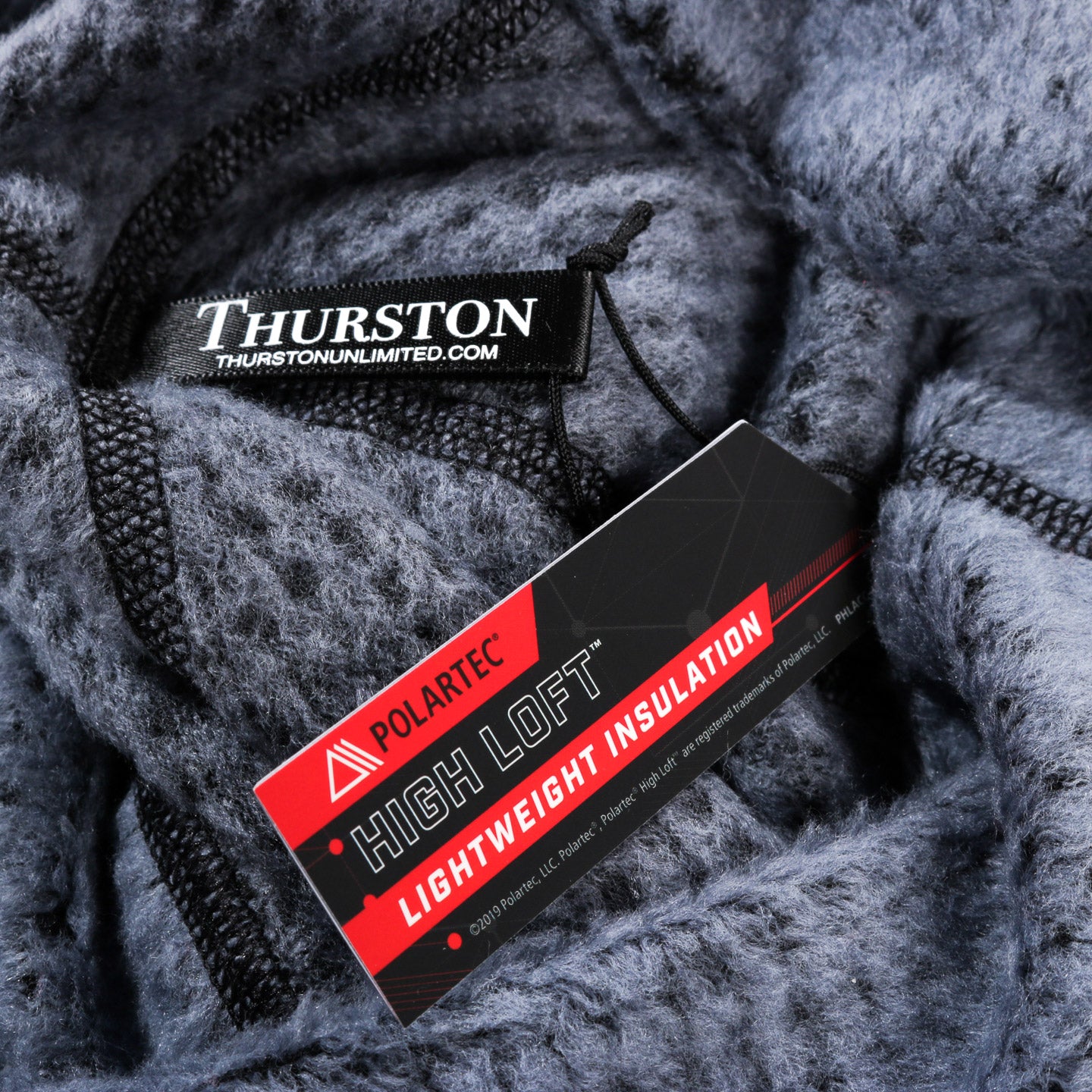 THURSTON HIGH LOFT WOOL BEANIE FLINTSTONE / BLACK