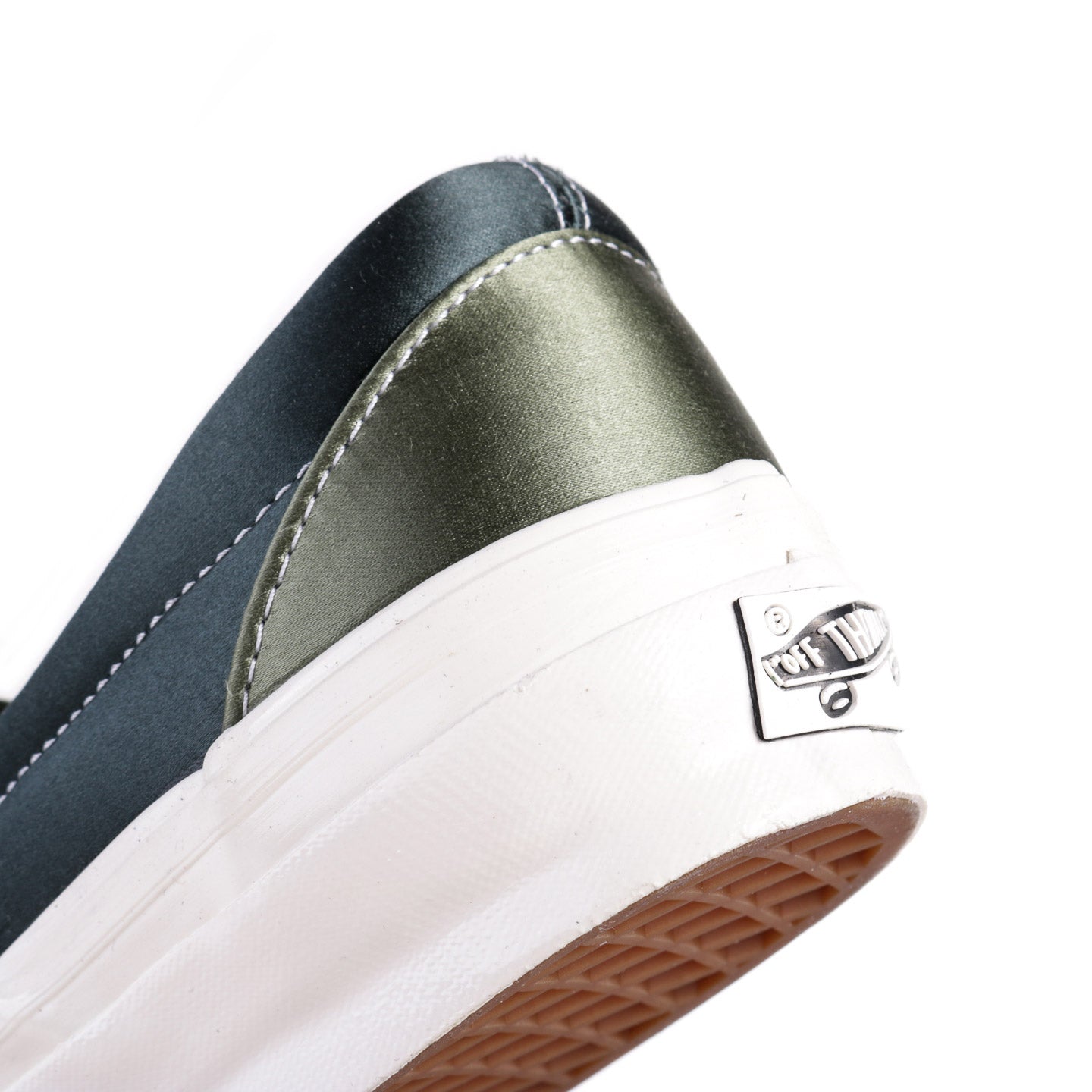 VANS PREMIUM CLASSICS SLIP-ON REISSUE 98 LX LODEN GREEN SATIN