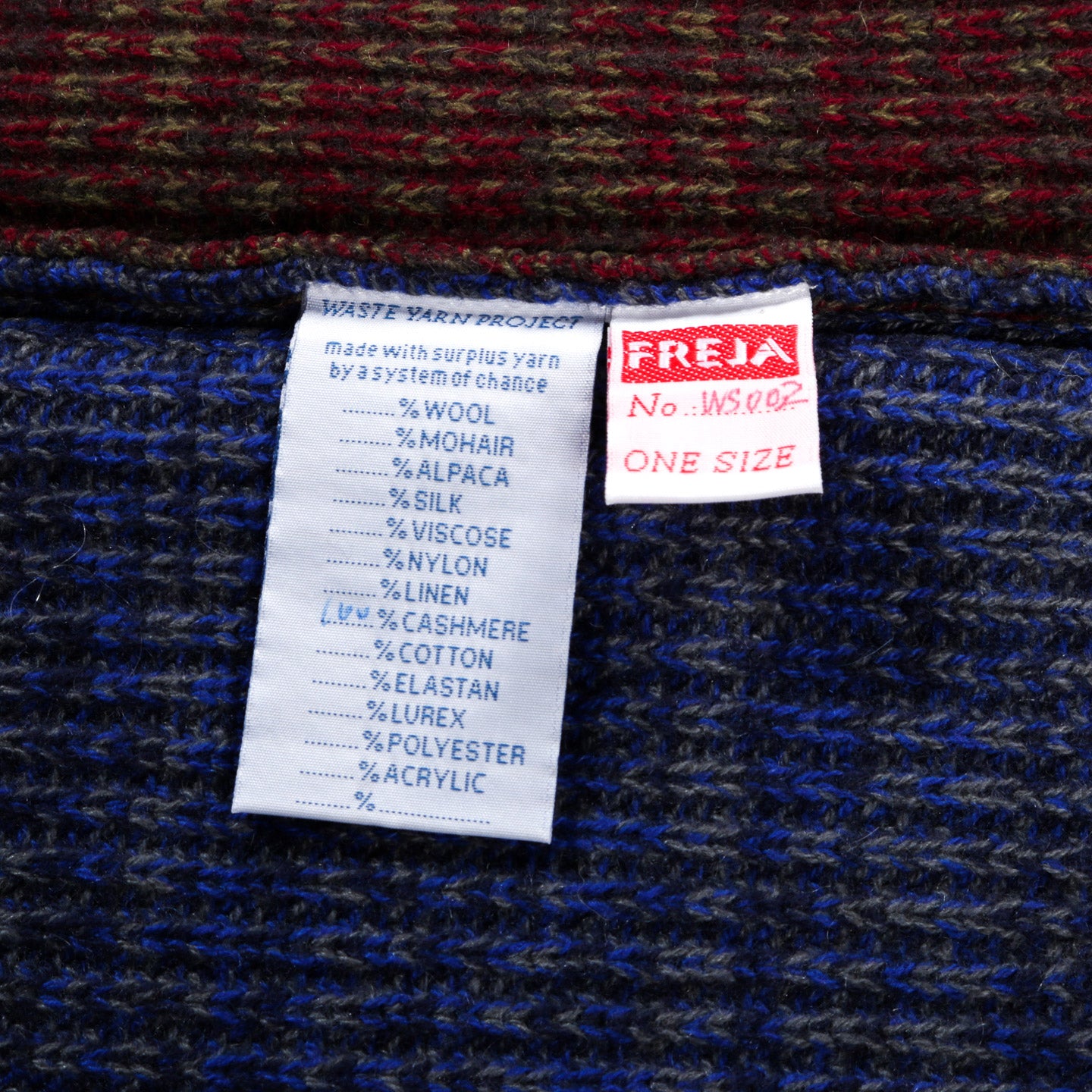 WASTE YARN PROJECT CASHMERE FREJA SNOOD - (B)