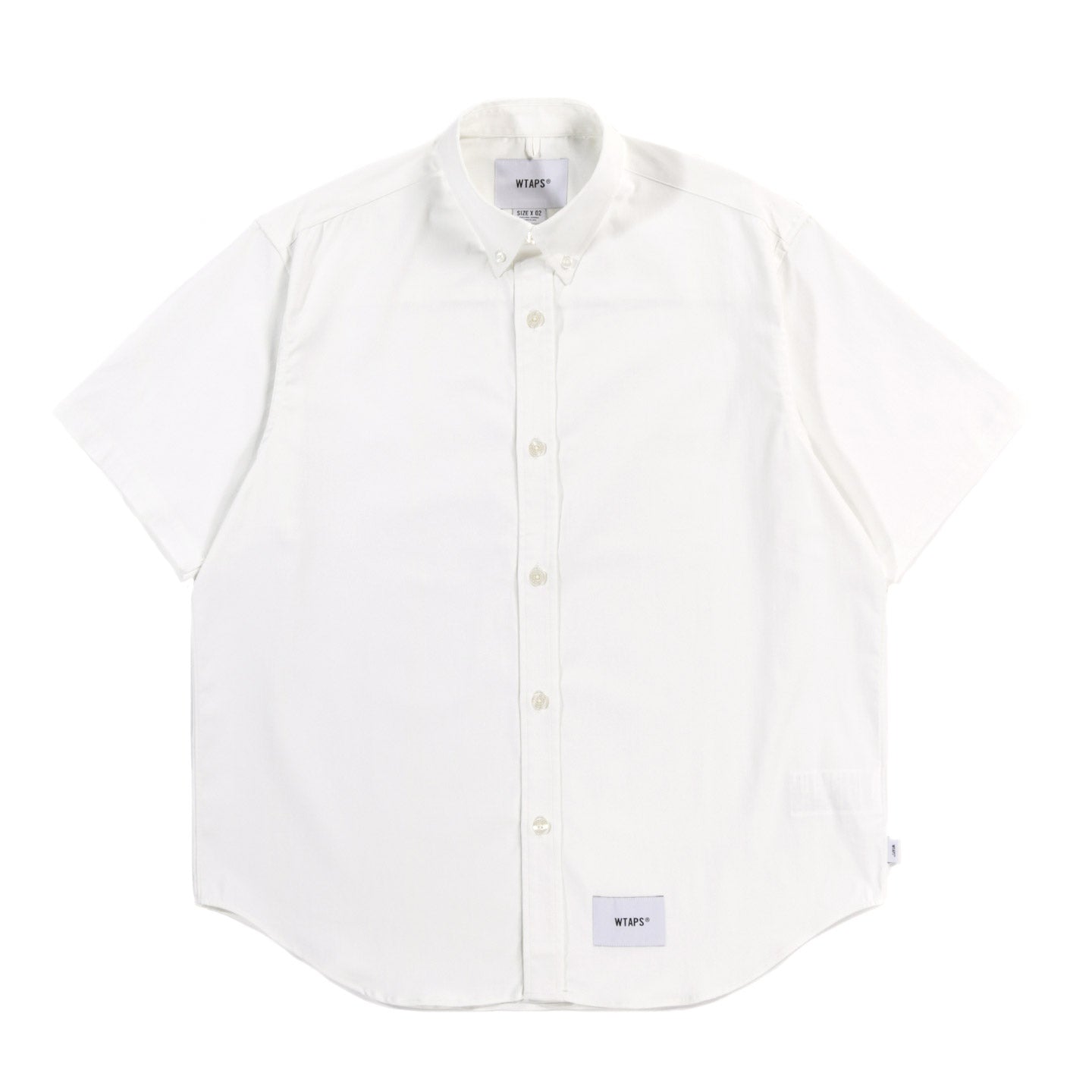 WTAPS BD 02 SHORTSLEEVE COOLMAX OXFORD WHITE