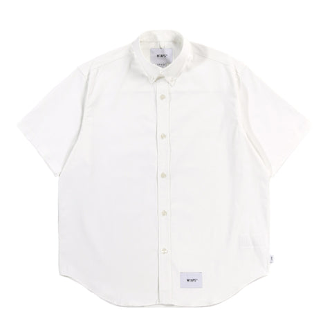 WTAPS BD 02 SHORTSLEEVE COOLMAX OXFORD WHITE