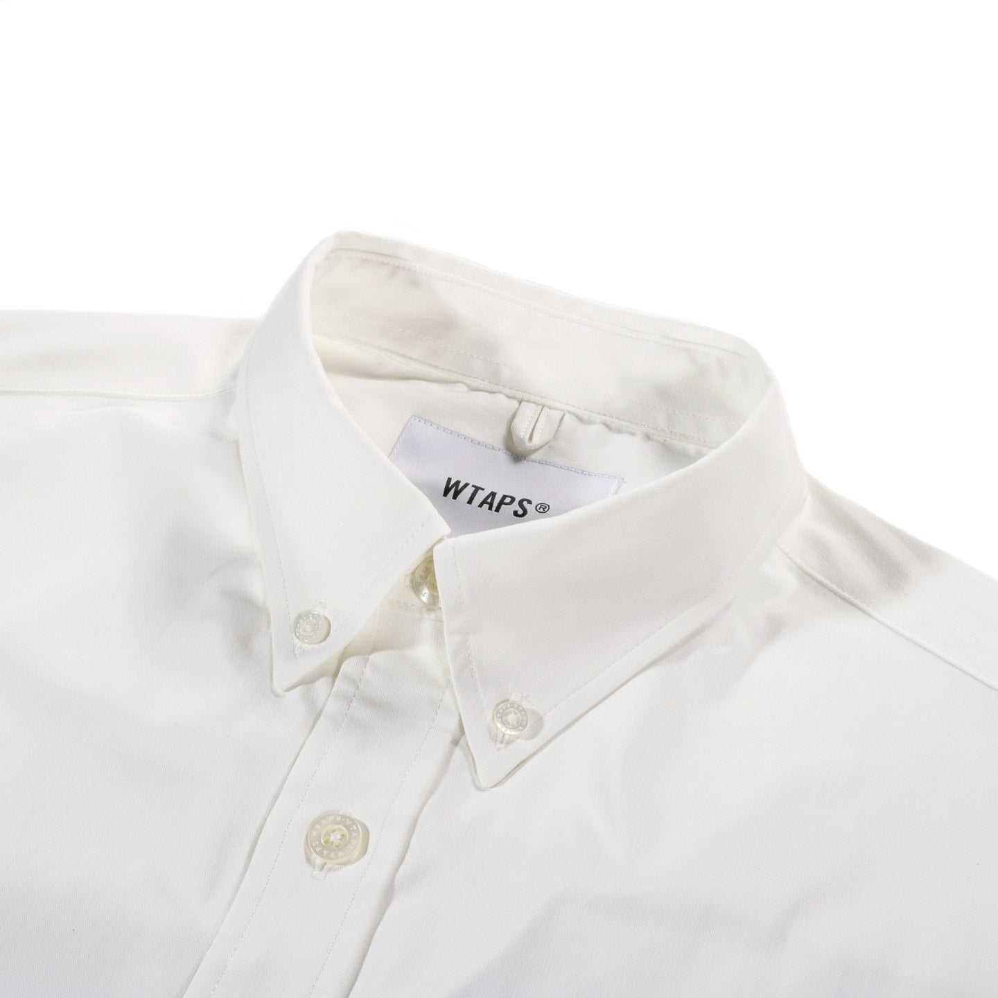 WTAPS BD 02 SHORTSLEEVE COOLMAX OXFORD WHITE