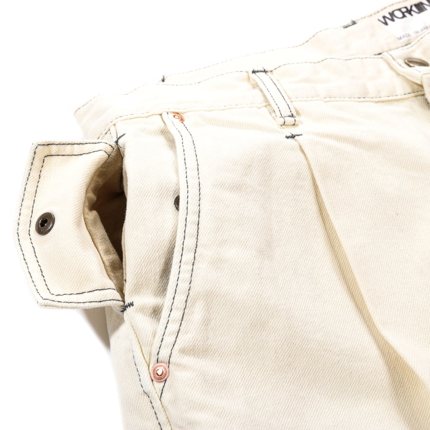 WORKING SACCO JEAN YEAST COTTON TWILL