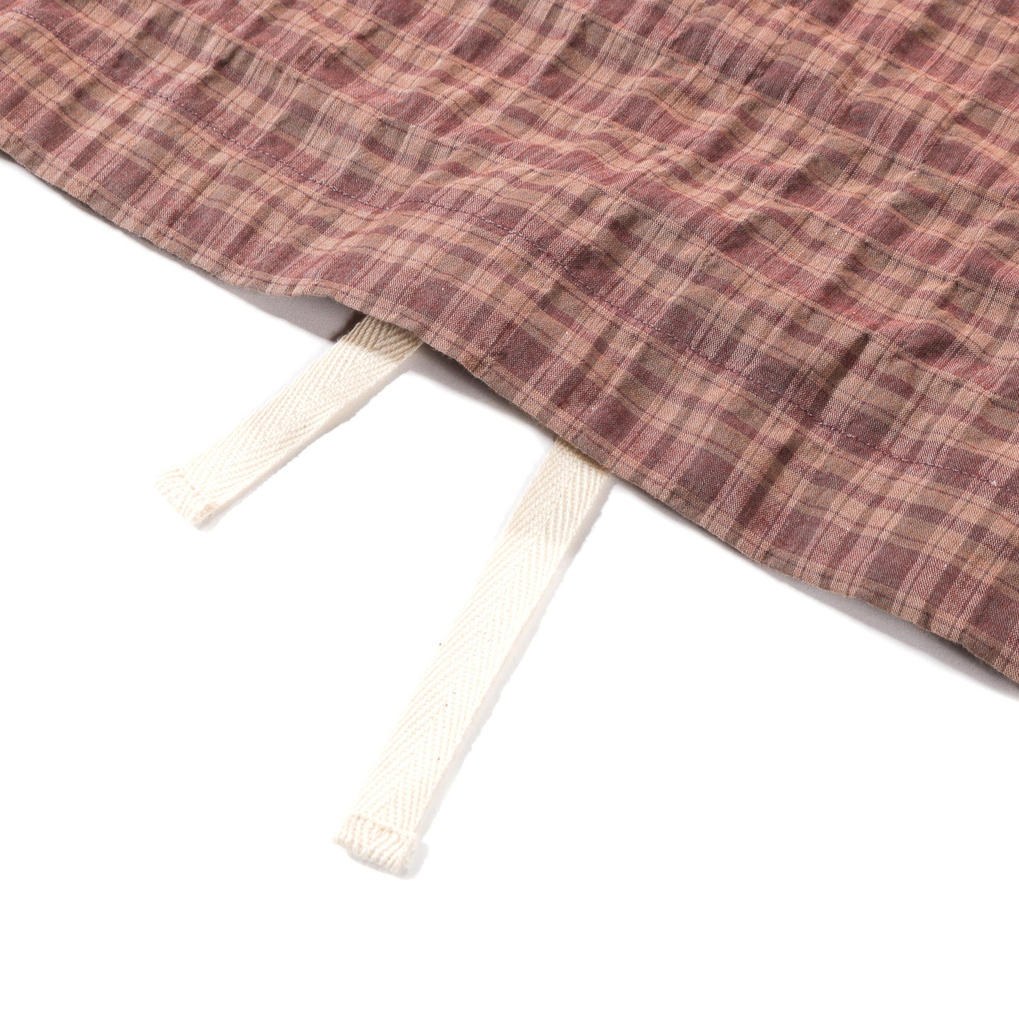 WANZE FUNNEL NECK ZIP ANORAK ORGANIC COTTON UMBER