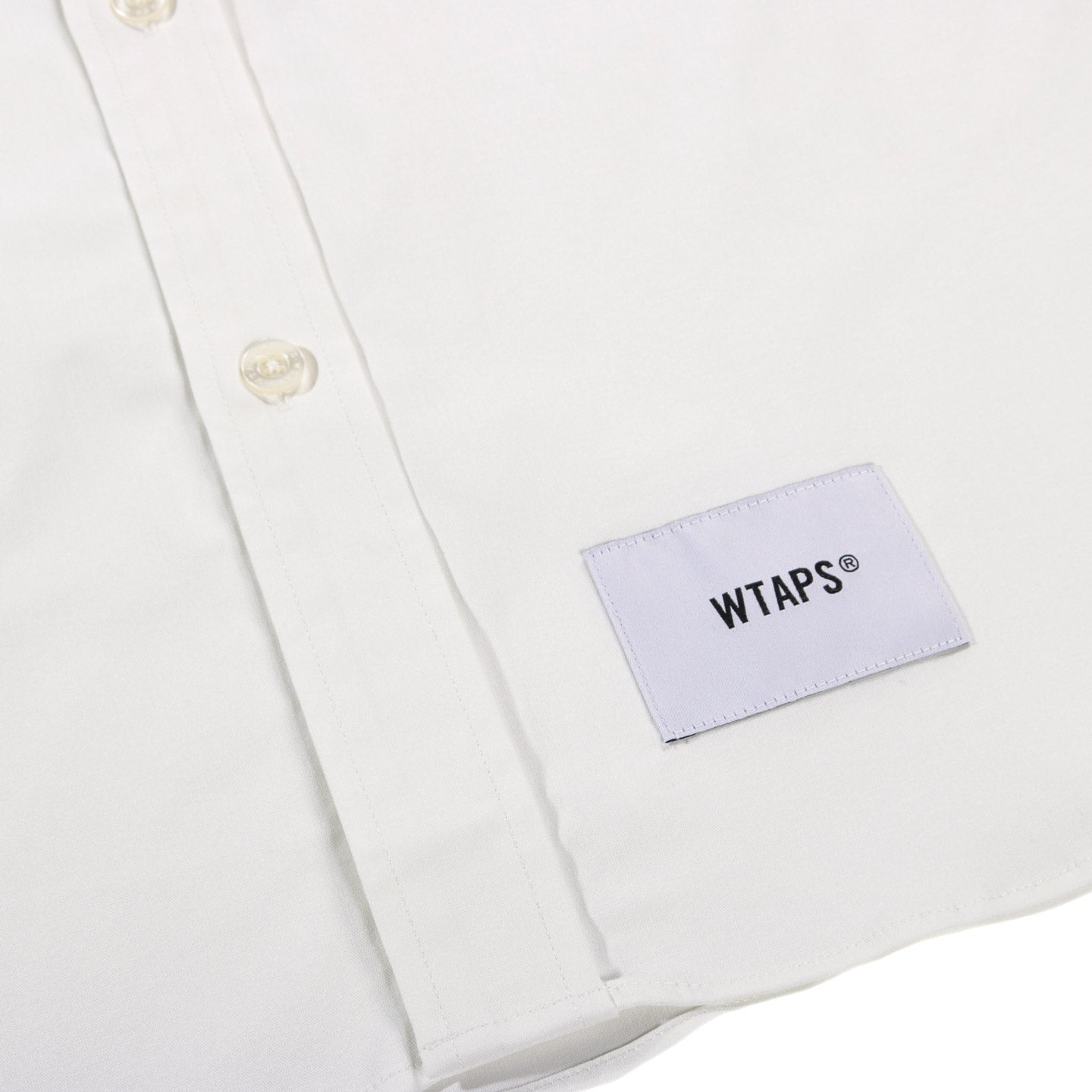 WTAPS BD 02 SHORTSLEEVE COOLMAX OXFORD WHITE