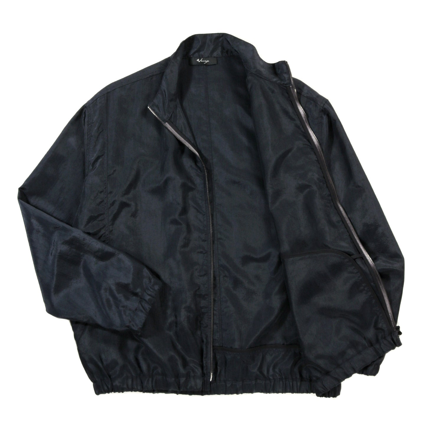 WANZE TRACK JACKET WASHED NYLON NAVY