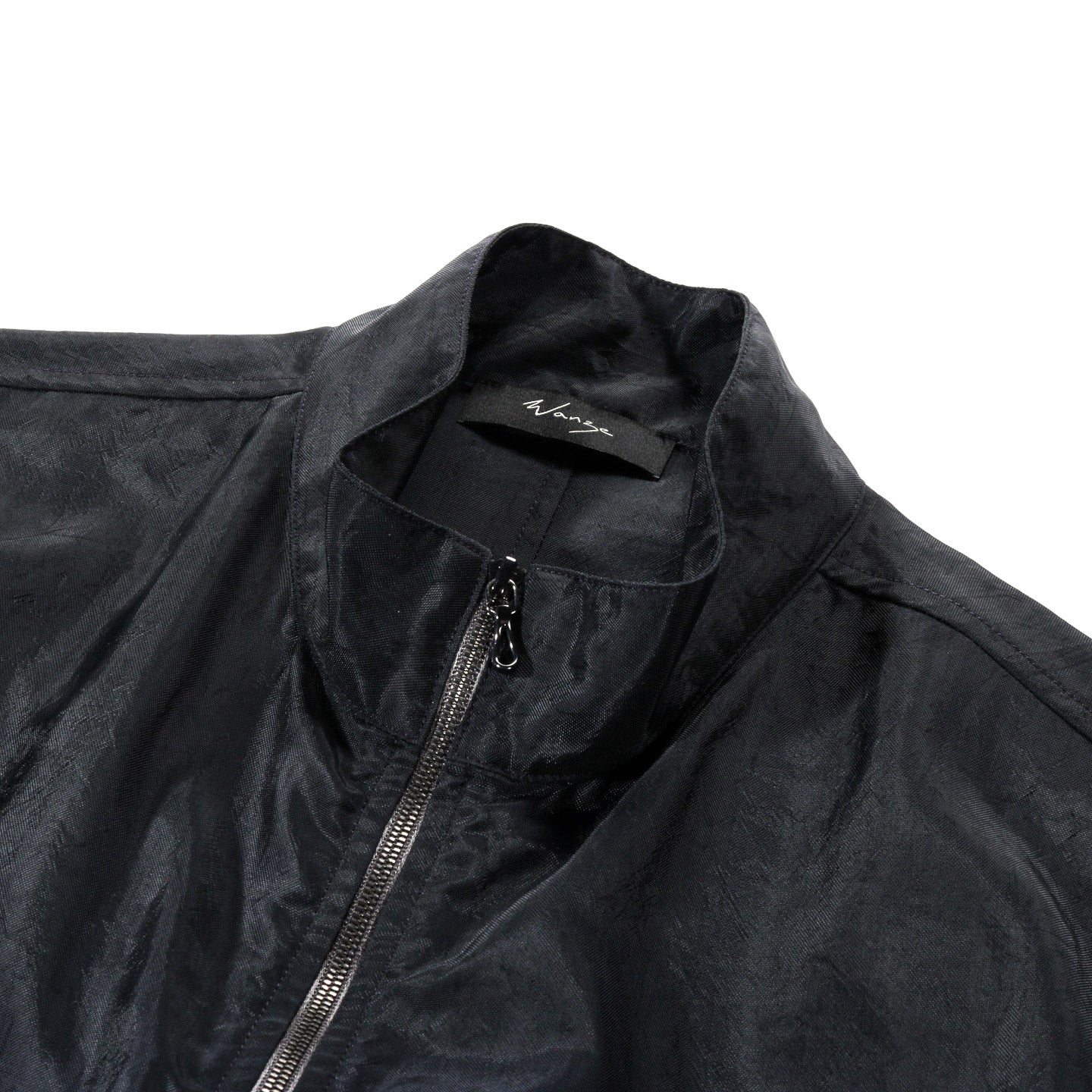 WANZE TRACK JACKET WASHED NYLON NAVY