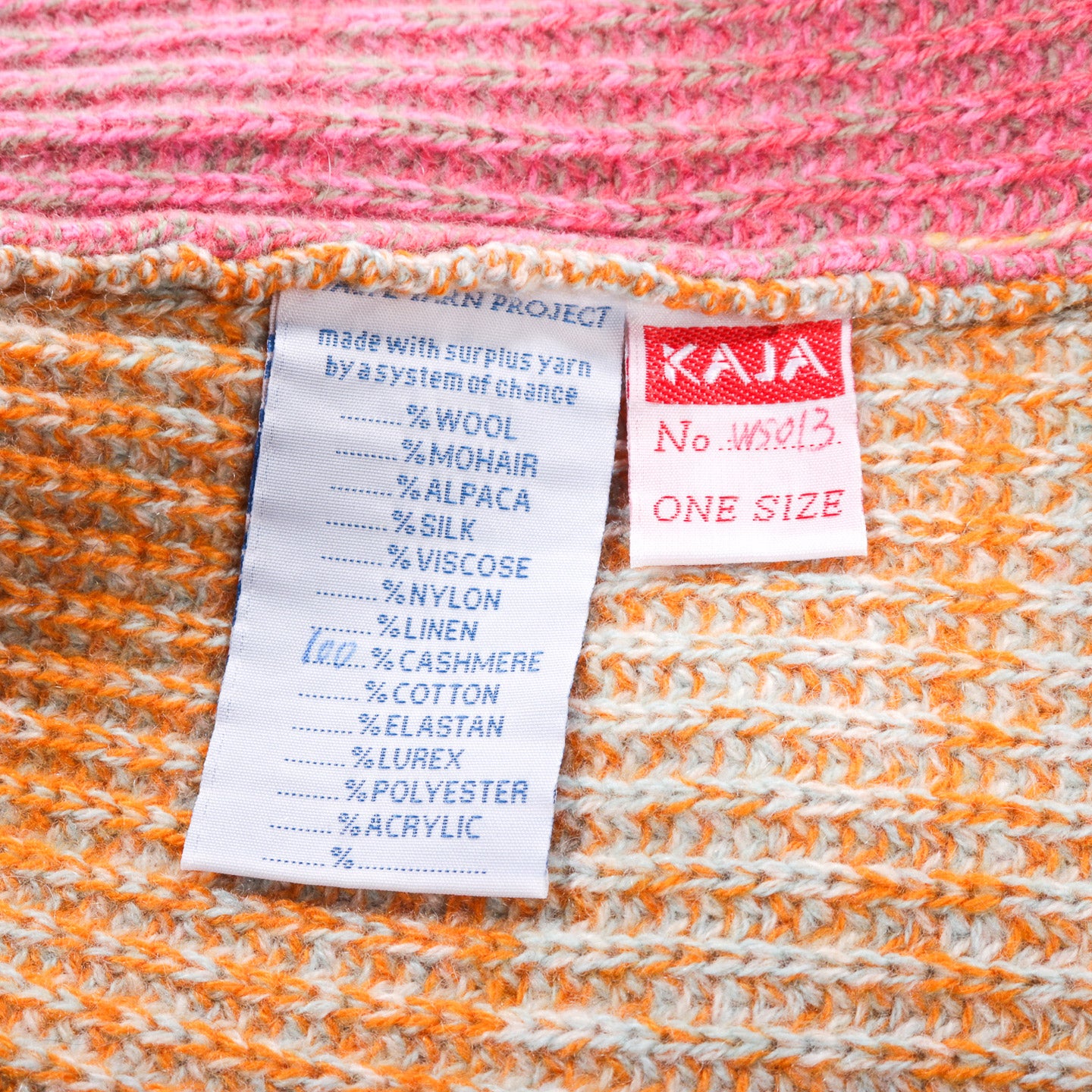 WASTE YARN PROJECT CASHMERE KAJA BEANIE - (B)