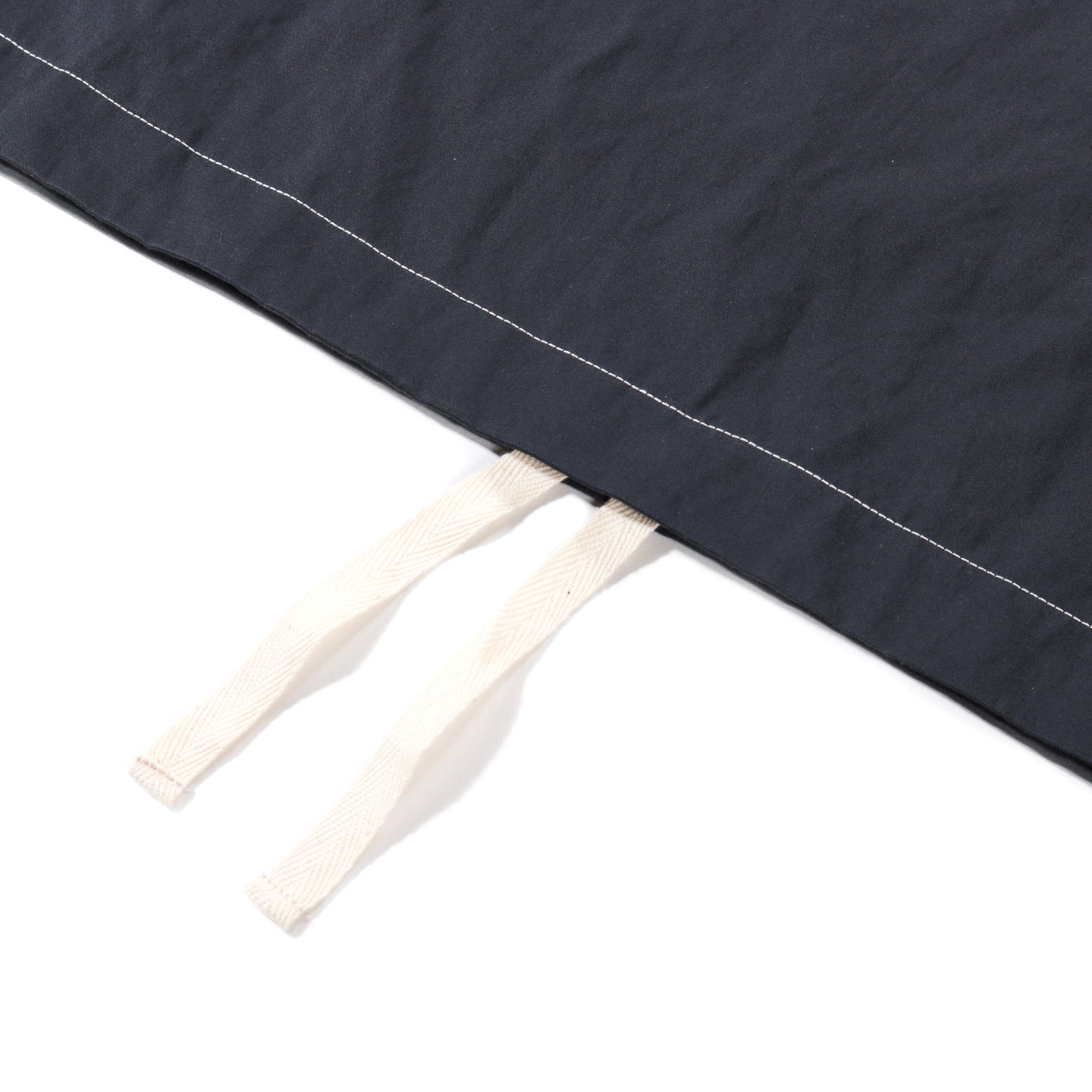 WANZE FUNNEL NECK ZIP ANORAK COTTON METAL MIDNIGHT