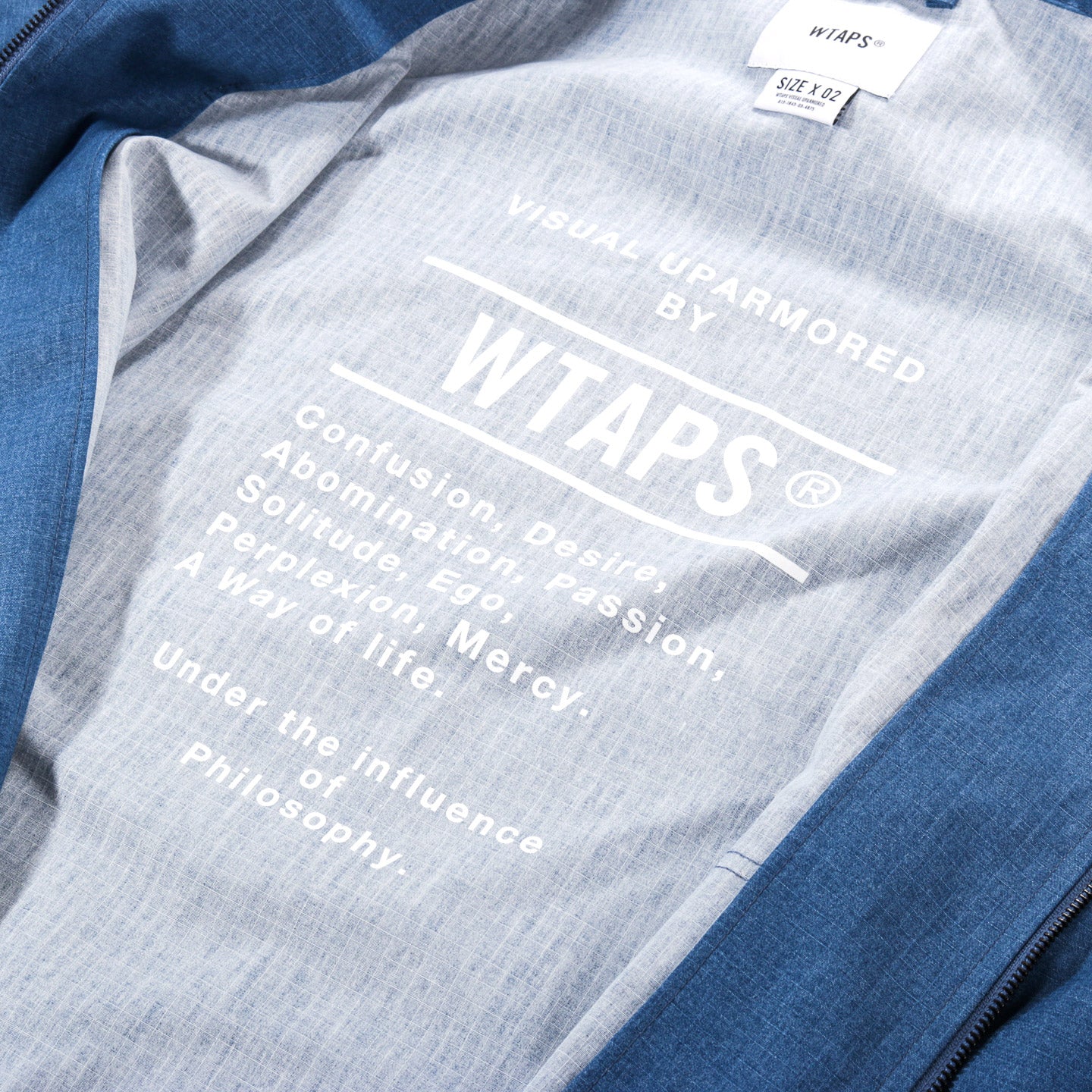 WTAPS PAB JACKET COTTON RIPSTOP INDIGO