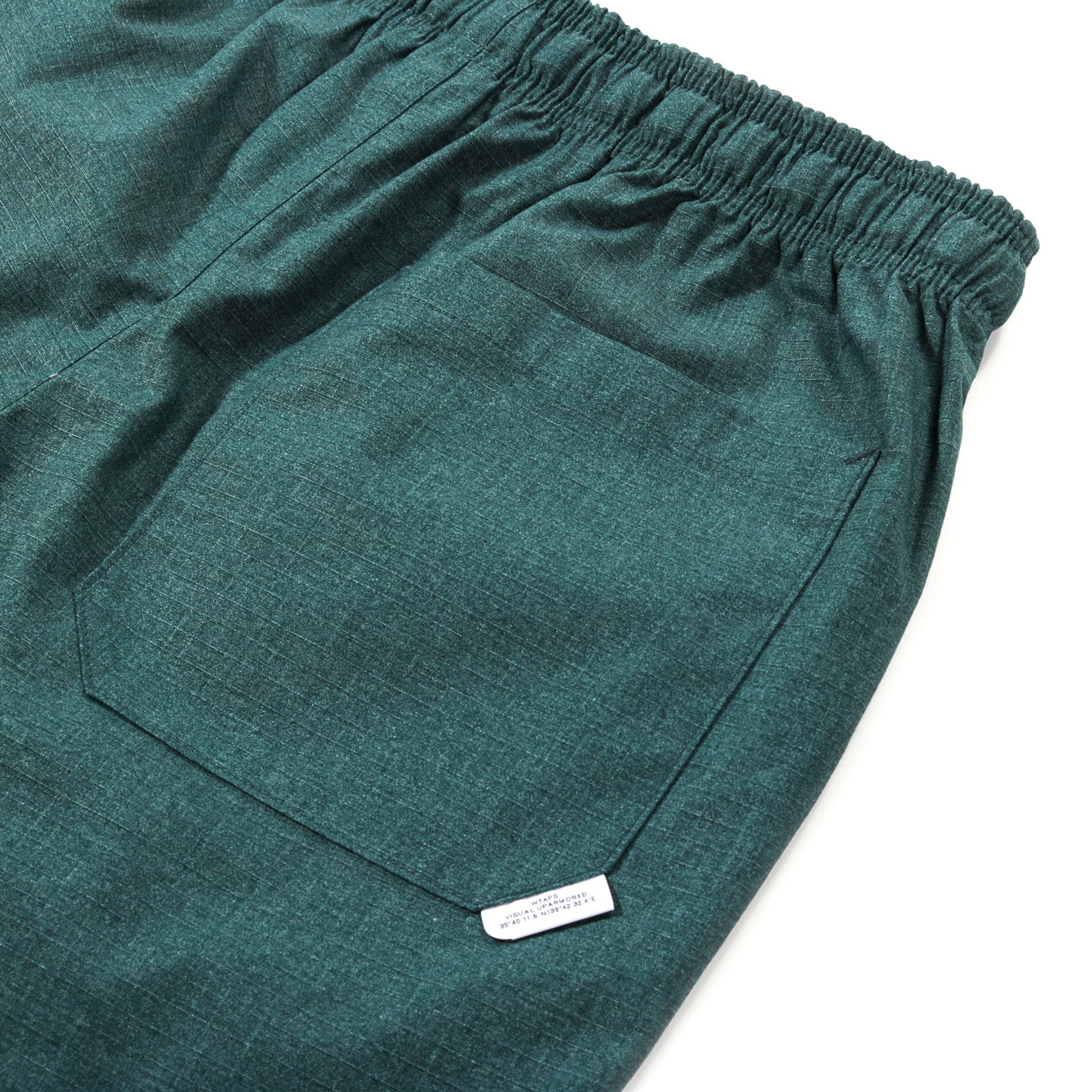 WTAPS EASY SHORTS COTTON RIPSTOP GREEN