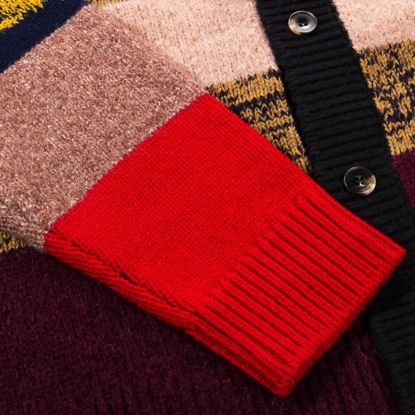 WASTE YARN PROJECT LARS CARDIGAN - M (B)