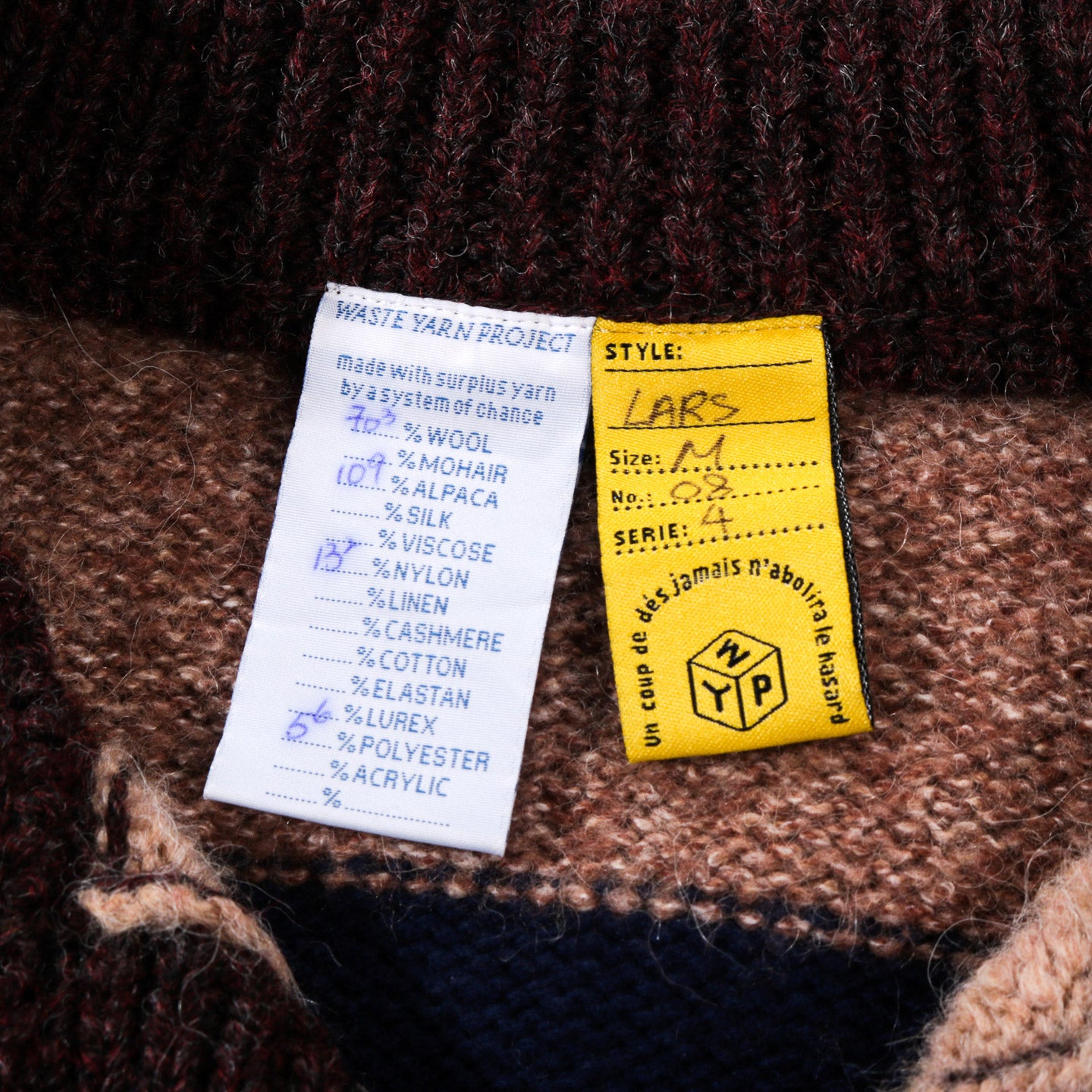 WASTE YARN PROJECT LARS CARDIGAN - M (C)