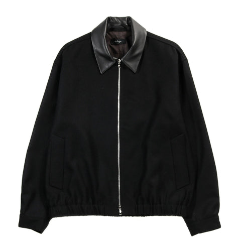 WANZE HARRINGTON JACKET WOOL SERGE BLACK