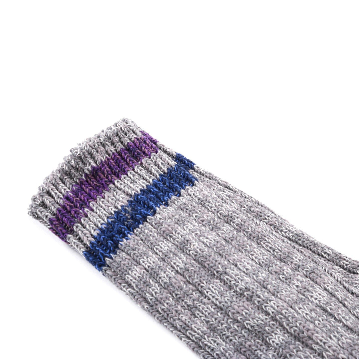 KAPITAL 60 YARNS IVY RAINBOWY HAPPY HEEL SOCKS GRAY