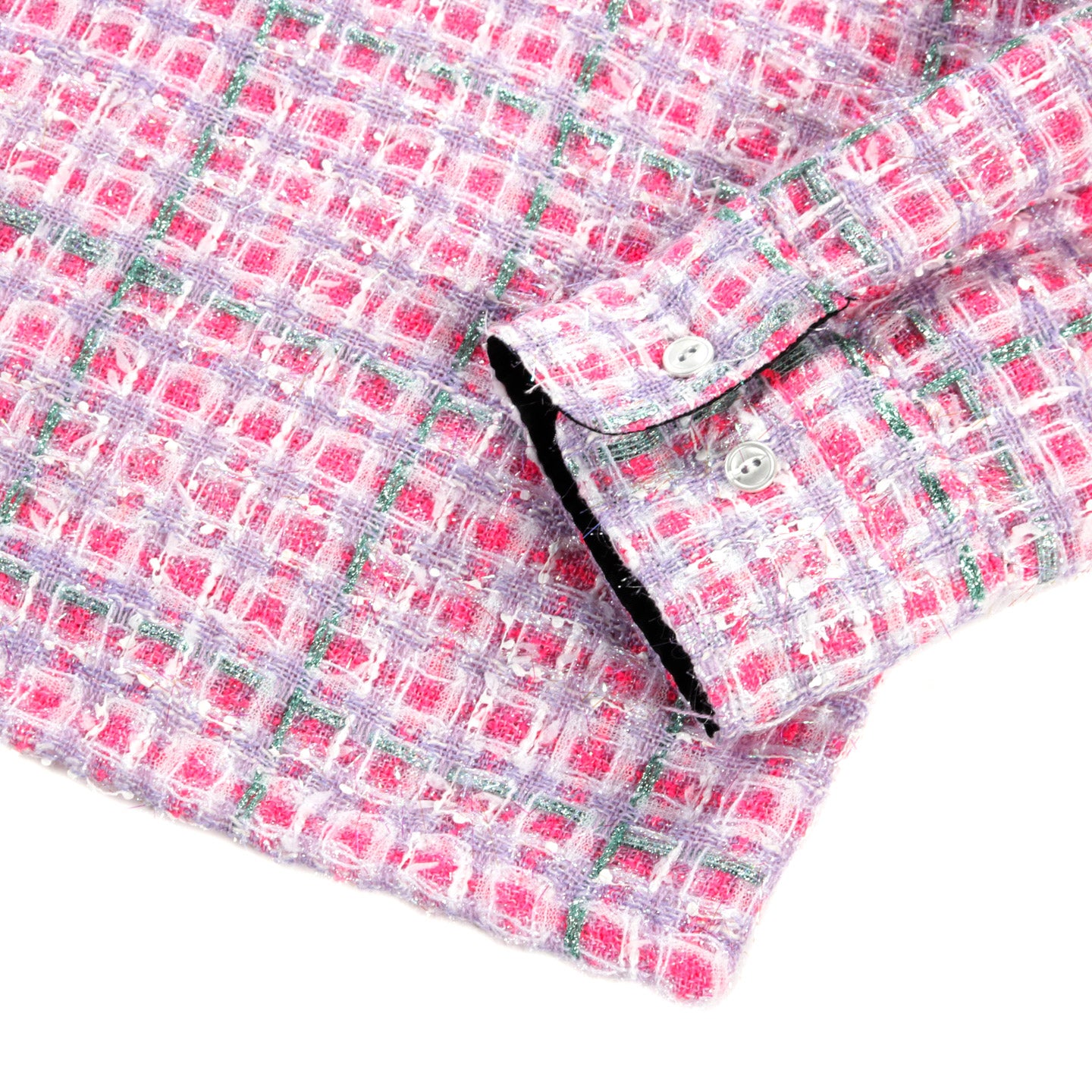 4SDESIGNS WORK SHIRT PINK FANTASIE TOURNIER TWEED