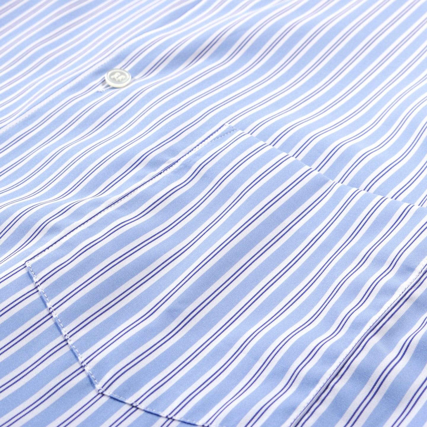 COMME DES GARCONS SHIRT FOREVER B125 NARROW CLASSIC LIGHT BLUE STRIPE