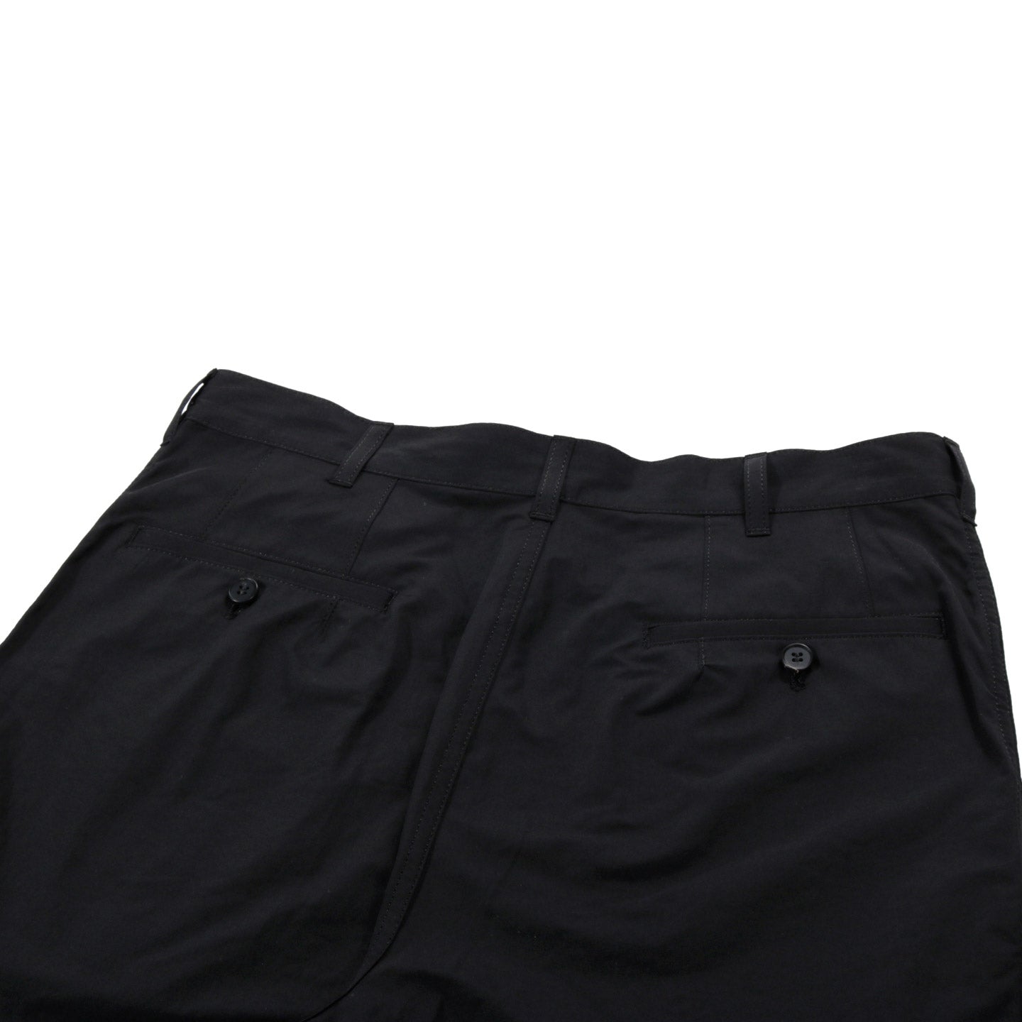 COMME DES GARCONS HOMME P016 SUIT PANT BLACK POLY COTTON