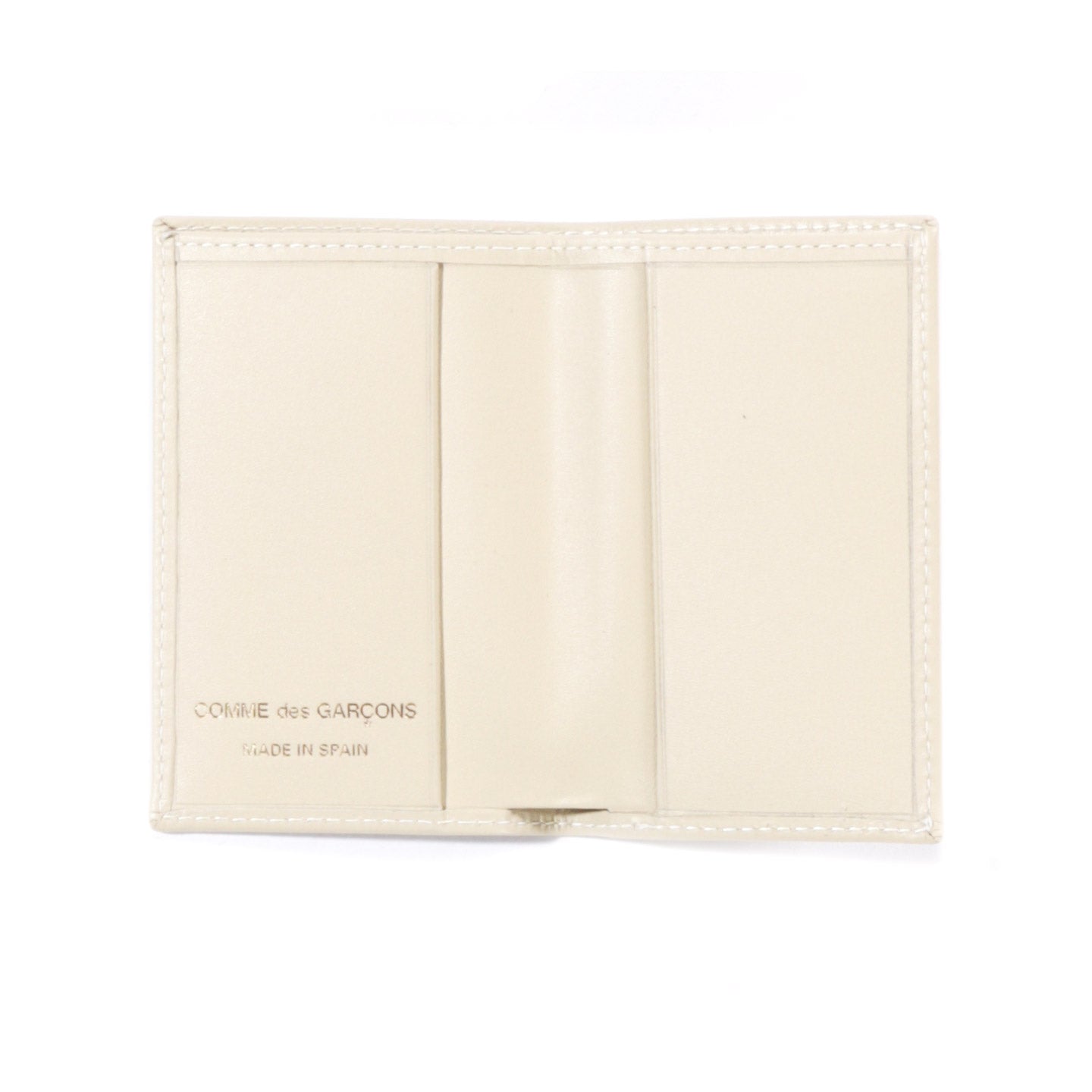 COMME DES GARCONS SA6400 WALLET OFF WHITE