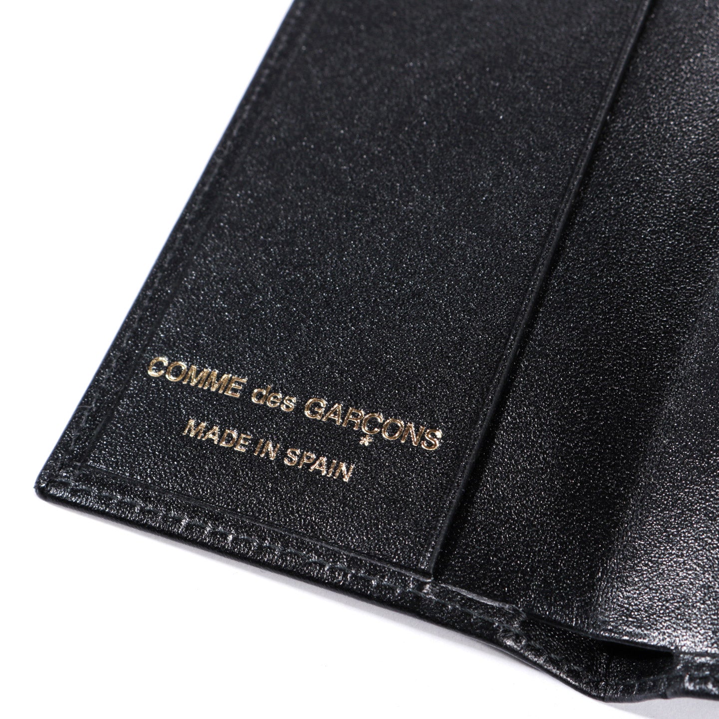 COMME DES GARCONS SA6400 WALLET BLACK