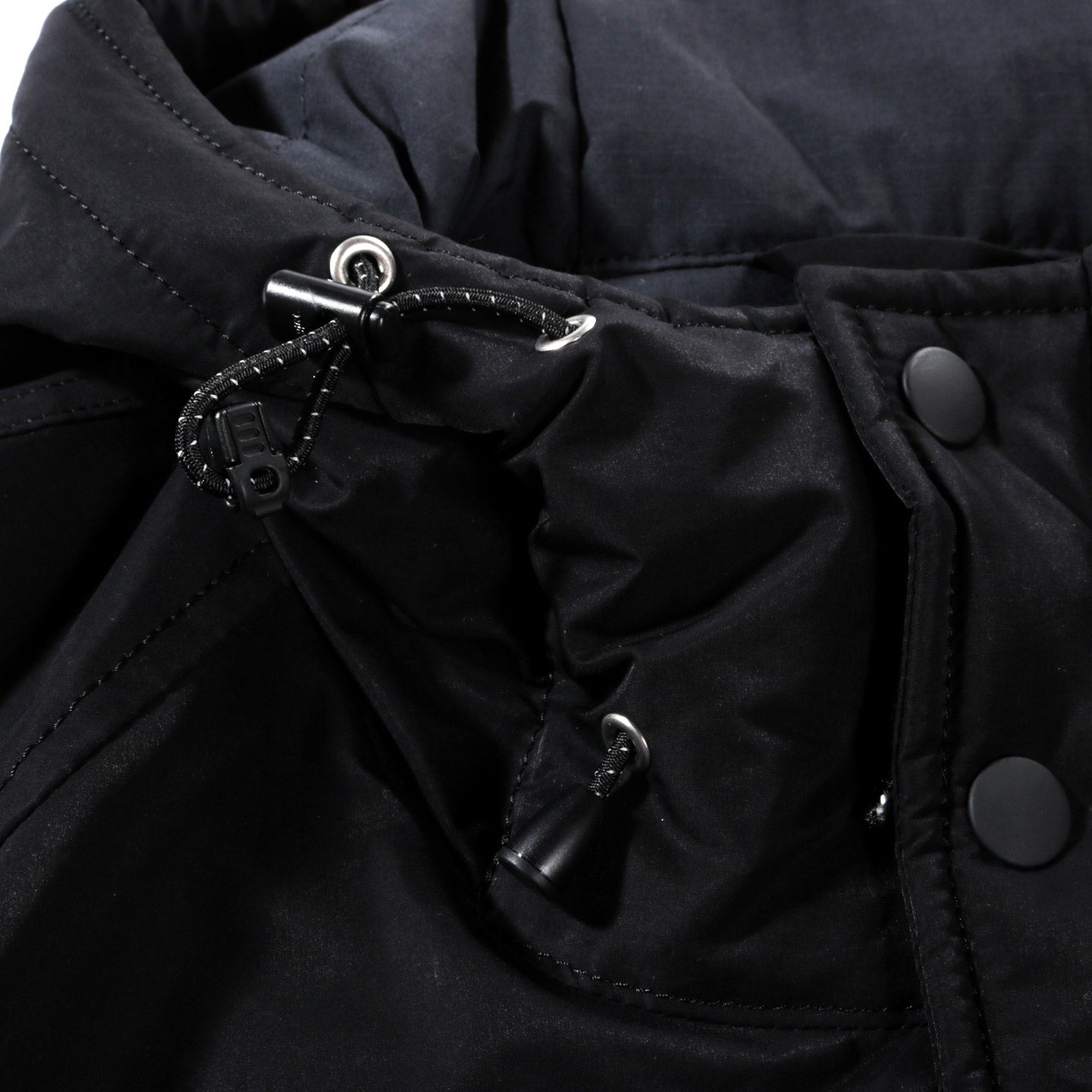 COMME DES GARCONS HOMME C010 DOWN PARKA BLACK