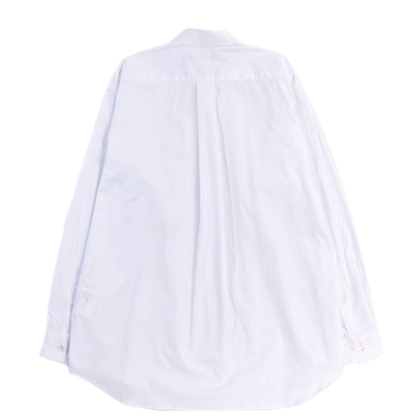 COMME DES GARCONS SHIRT FOREVER B217 WIDE CLASSIC ROUNDED COLLAR WHITE