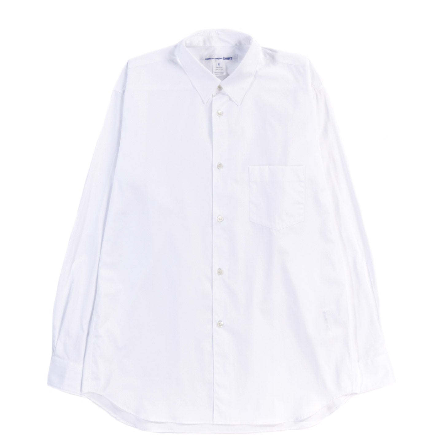 COMME DES GARCONS SHIRT FOREVER B021 NARROW CLASSIC POPLIN WHITE