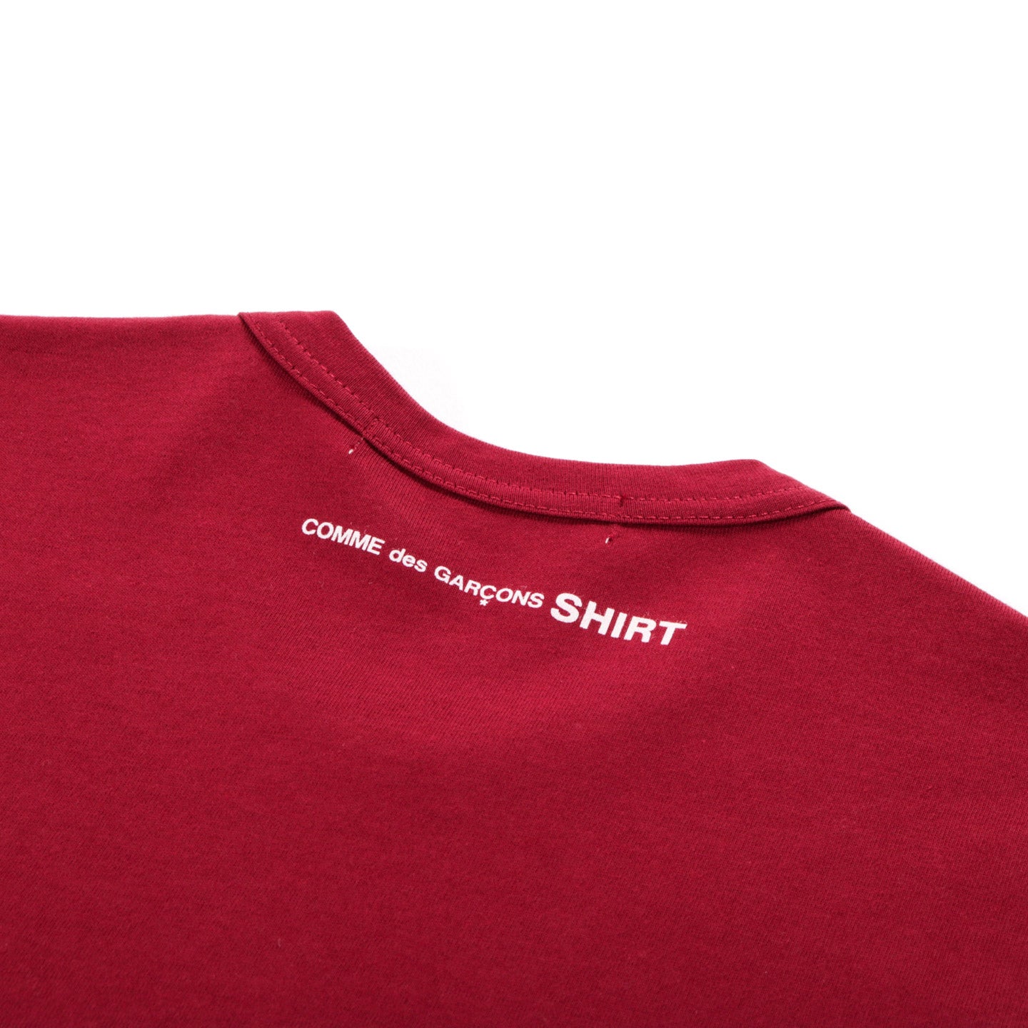 COMME DES GARCONS SHIRT T016 T-SHIRT BURGUNDY