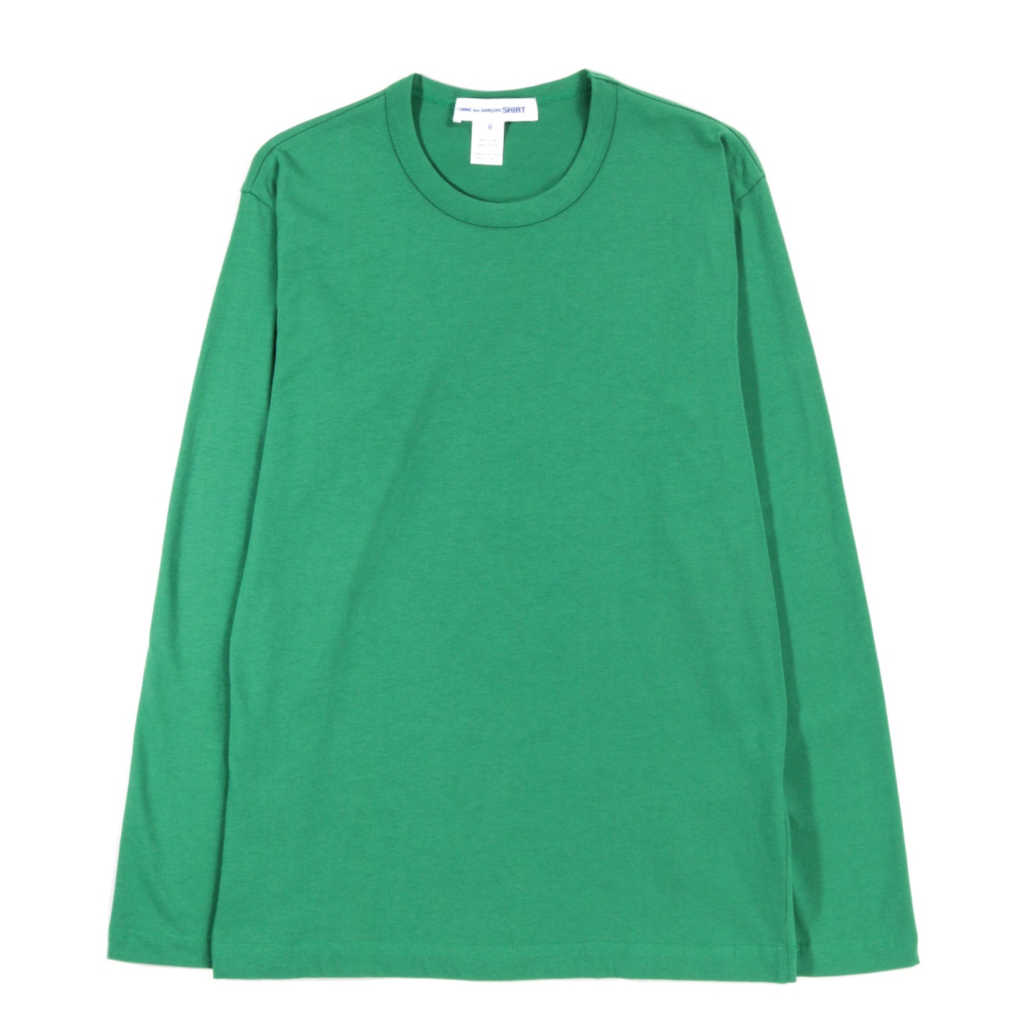 COMME DES GARCONS SHIRT T015 LONG SLEEVE T-SHIRT GREEN