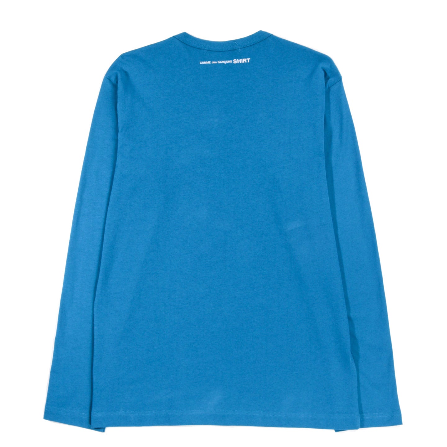 COMME DES GARCONS SHIRT T015 LONG SLEEVE T-SHIRT BLUE