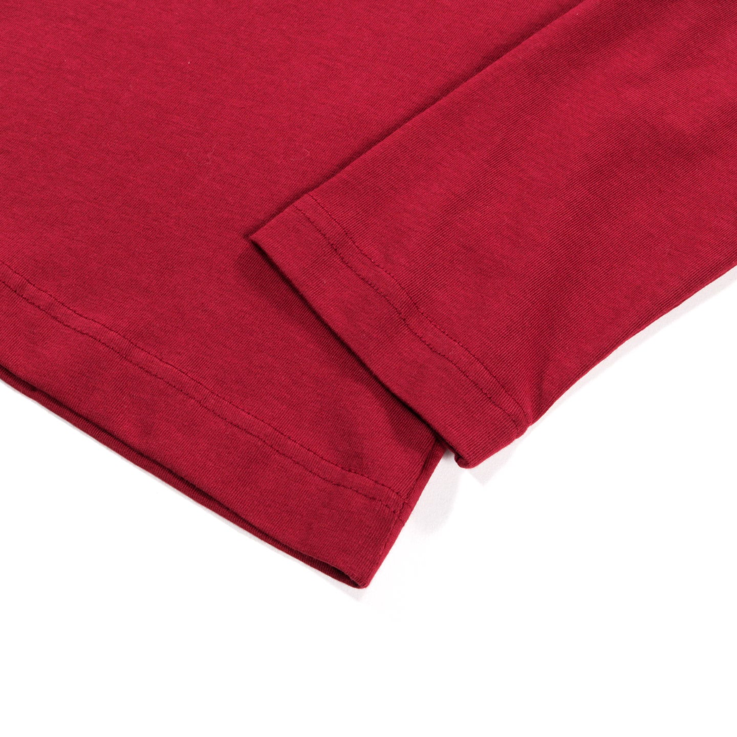 COMME DES GARCONS SHIRT T015 LONG SLEEVE T-SHIRT BURGUNDY