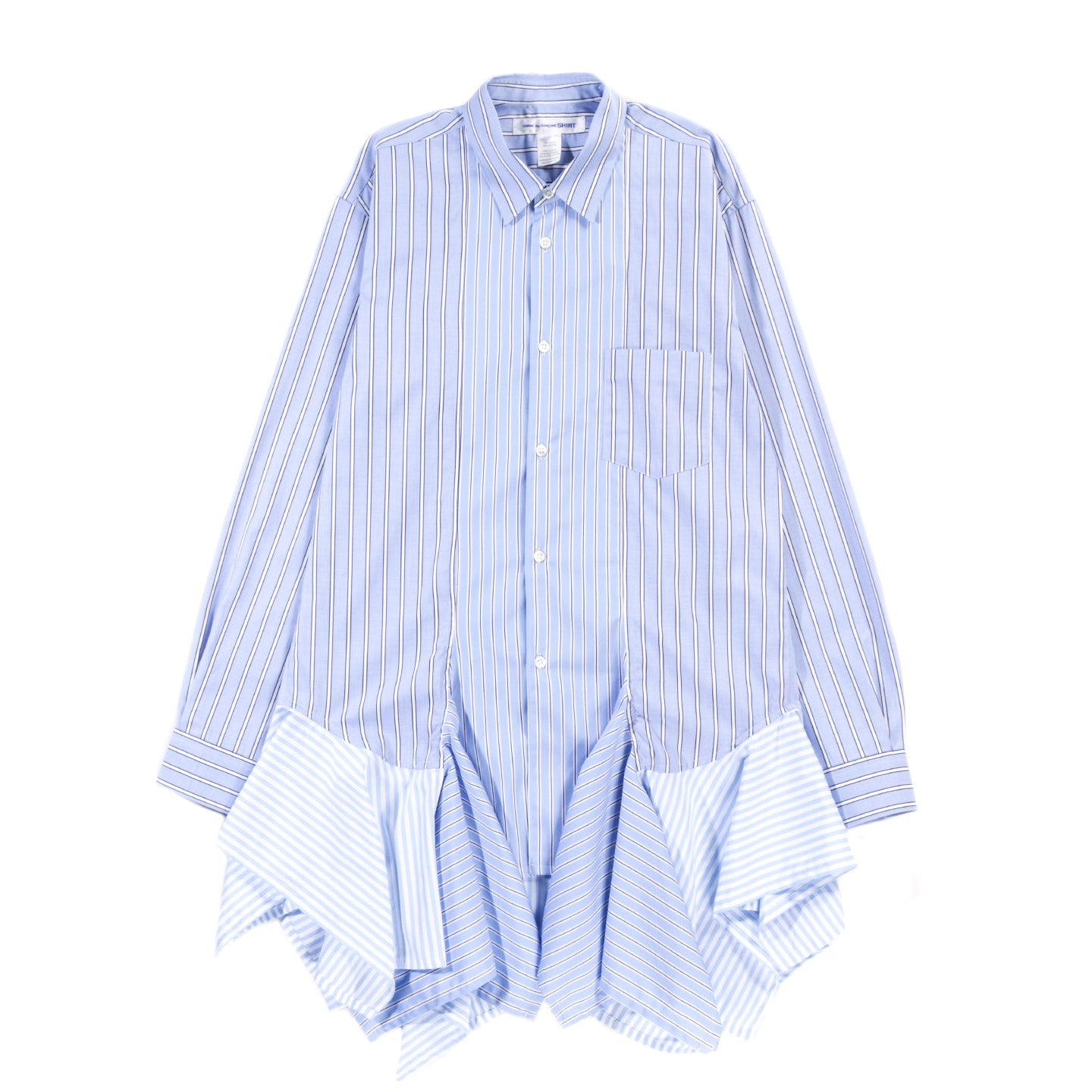 COMME DES GARCONS SHIRT B038 LONG SHIRT STRIPE MIX