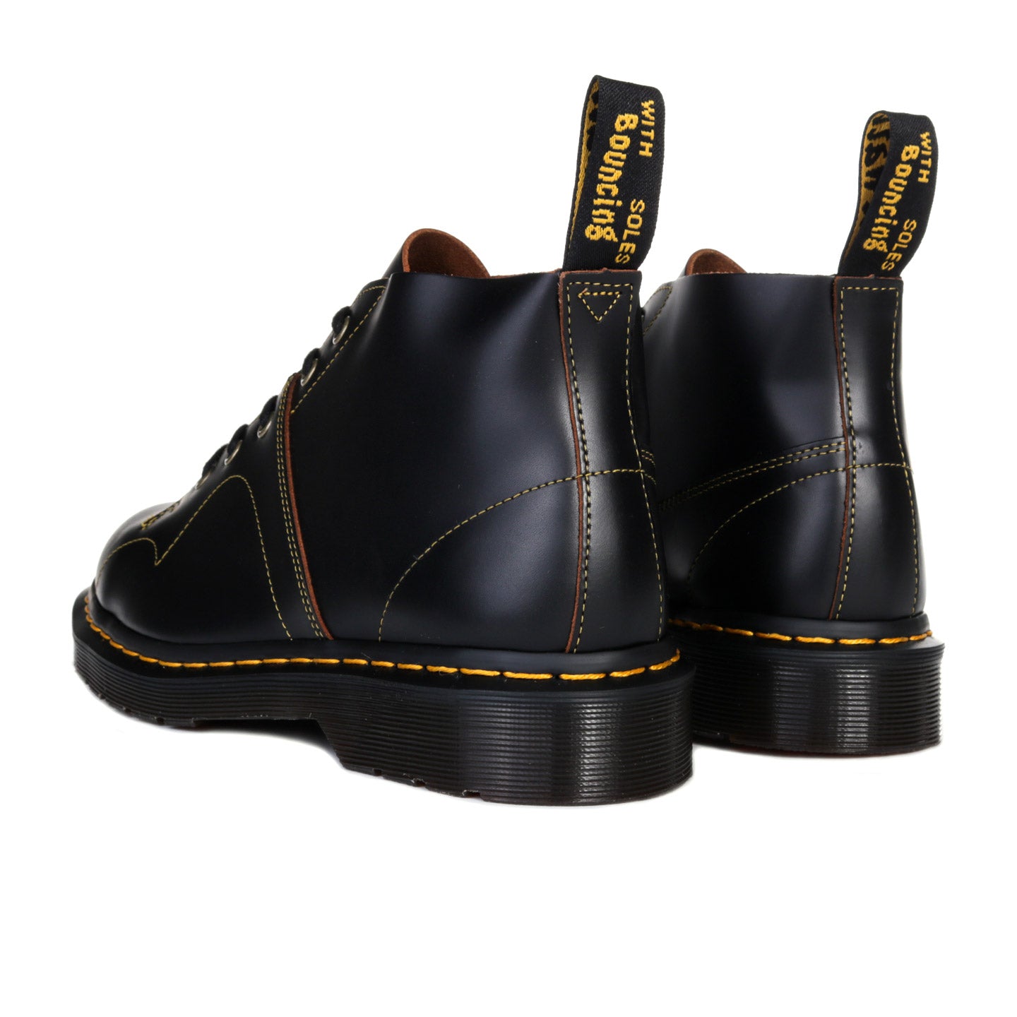 DR. MARTENS CHURCH BOOT BLACK VINTAGE SMOOTH