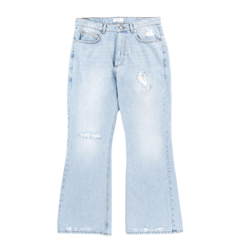 ERL DISTRESSED DENIM PANTS