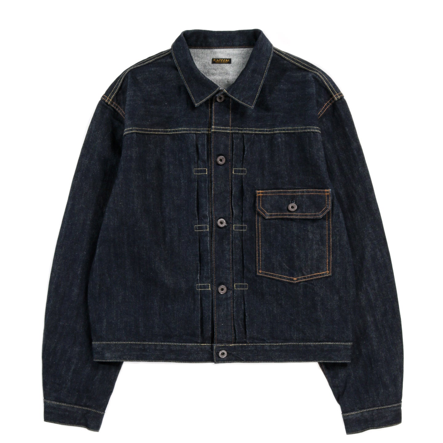 KAPITAL 14OZ DENIM 1ST JACKET ONE WASH