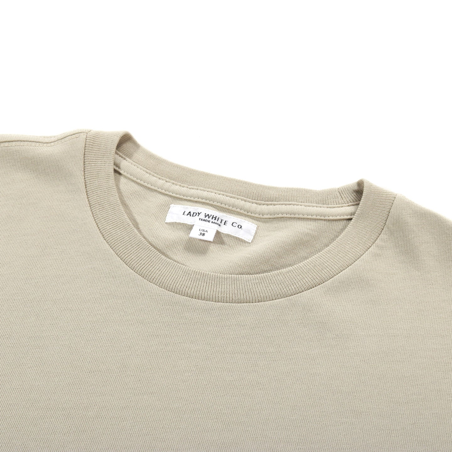 LADY WHITE CO. LITE JERSEY T-SHIRT PALE CLAY