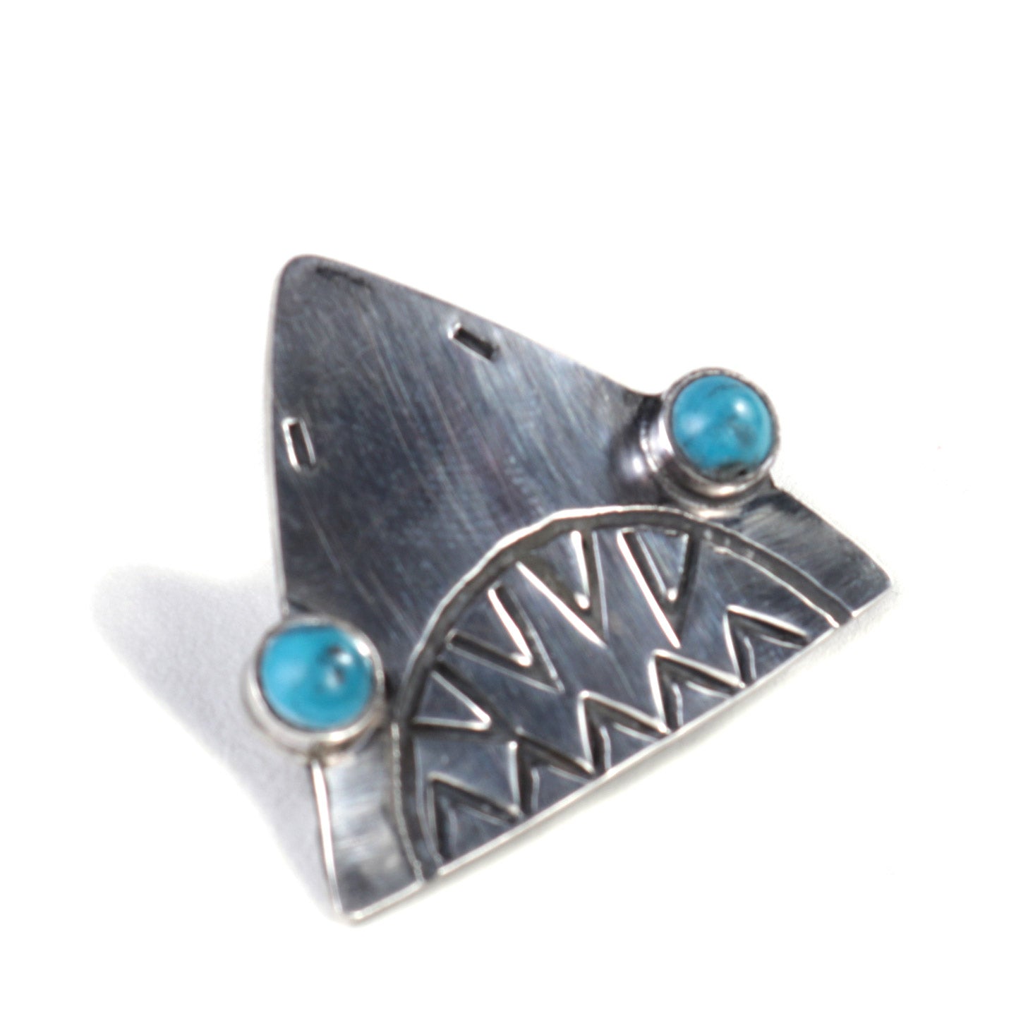 MUNQA JAWS PIN STERLING SILVER