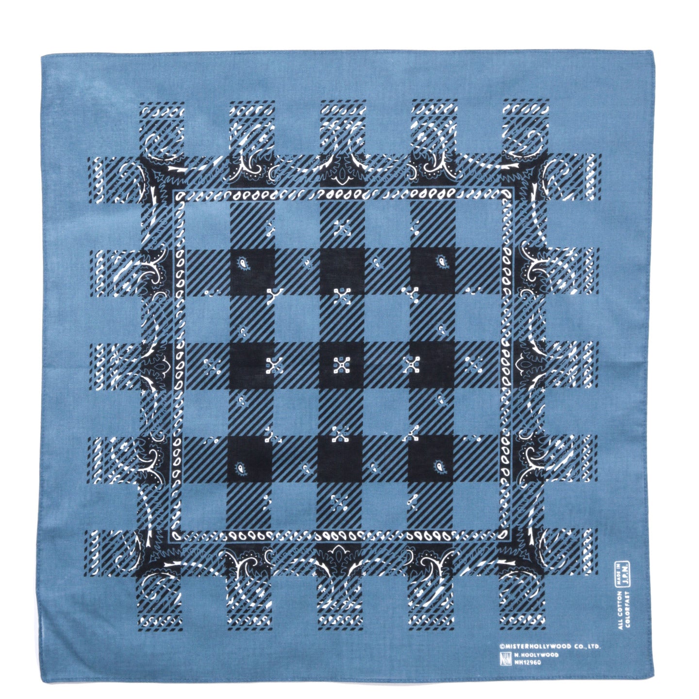 N.HOOLYWOOD AC19 BANDANA BLUE / BLACK