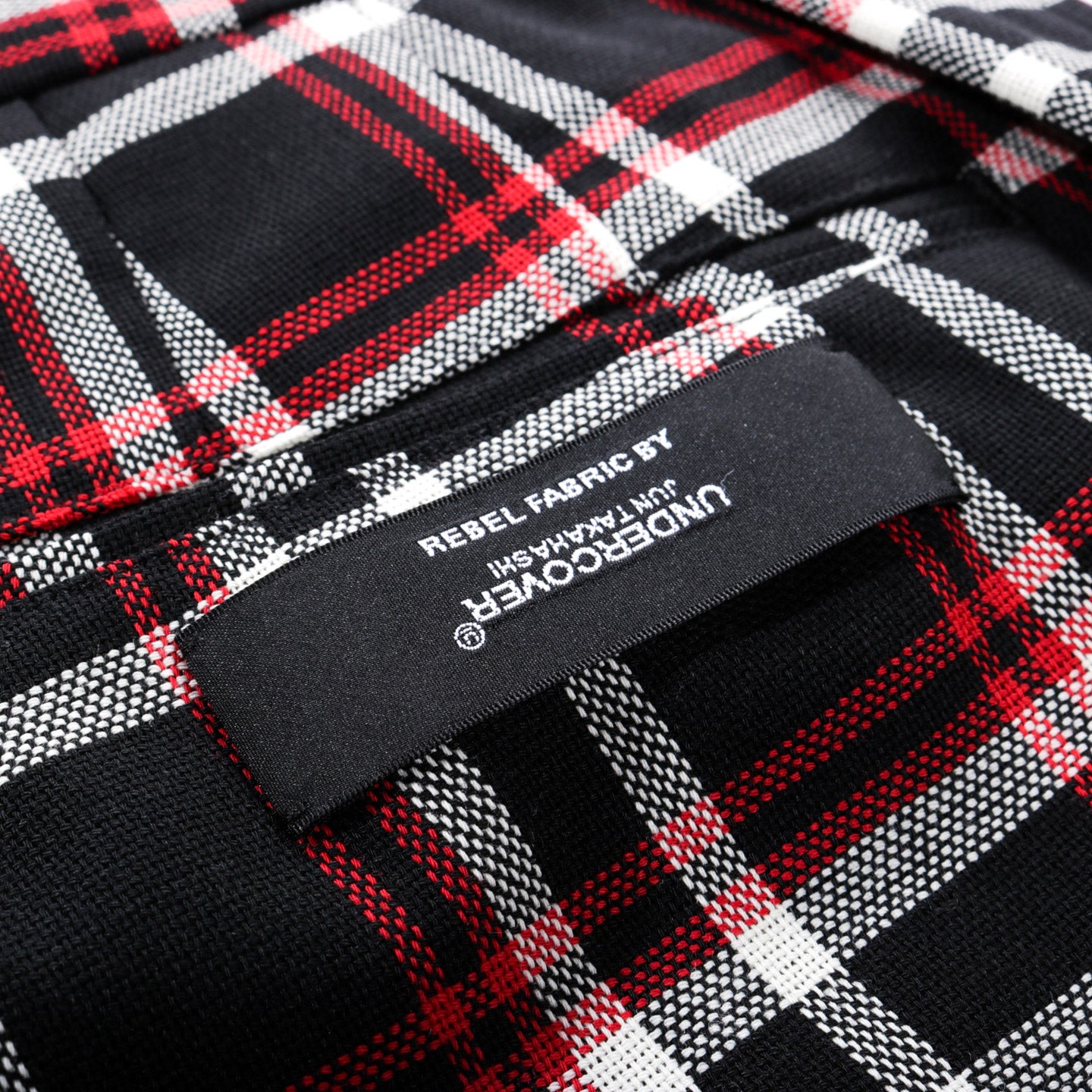 N.HOOLYWOOD 1201-PT06 UNDERCOVER PANTS BLACK CHECK