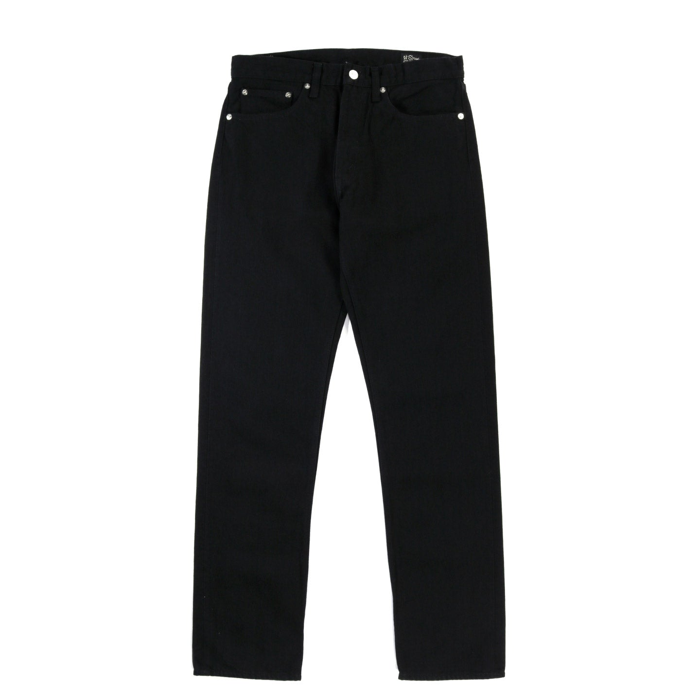 ORSLOW 107 IVY FIT BLACK DENIM