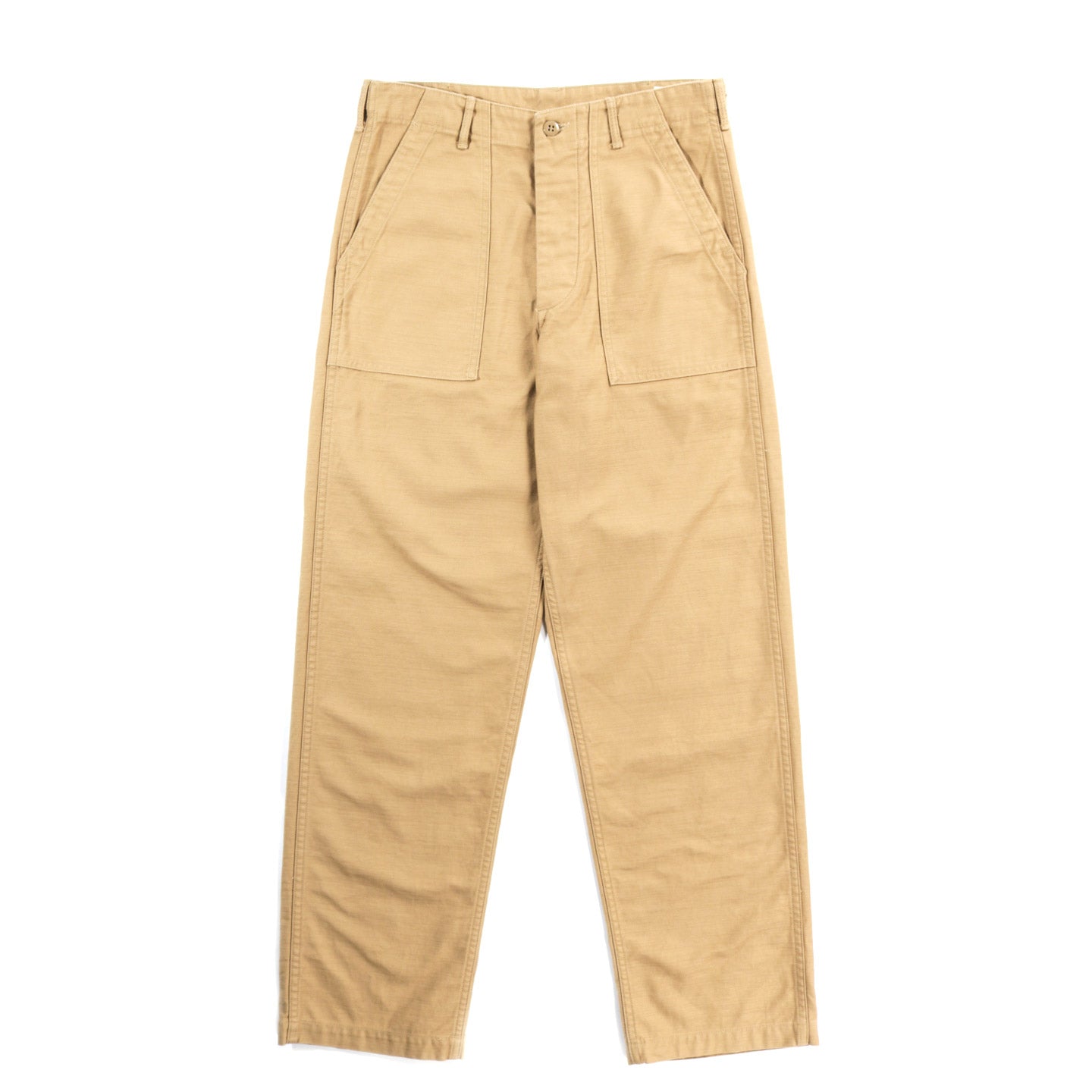 ORSLOW US ARMY FATIGUE PANTS KHAKI REVERSE SATEEN