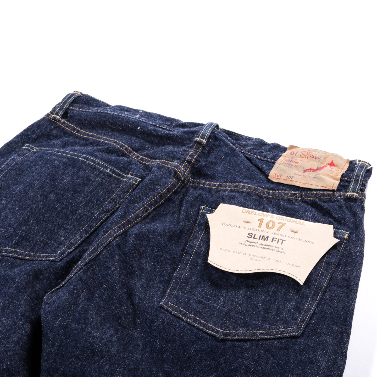 ORSLOW 107 IVY FIT OG SELVEDGE DENIM ONE WASH