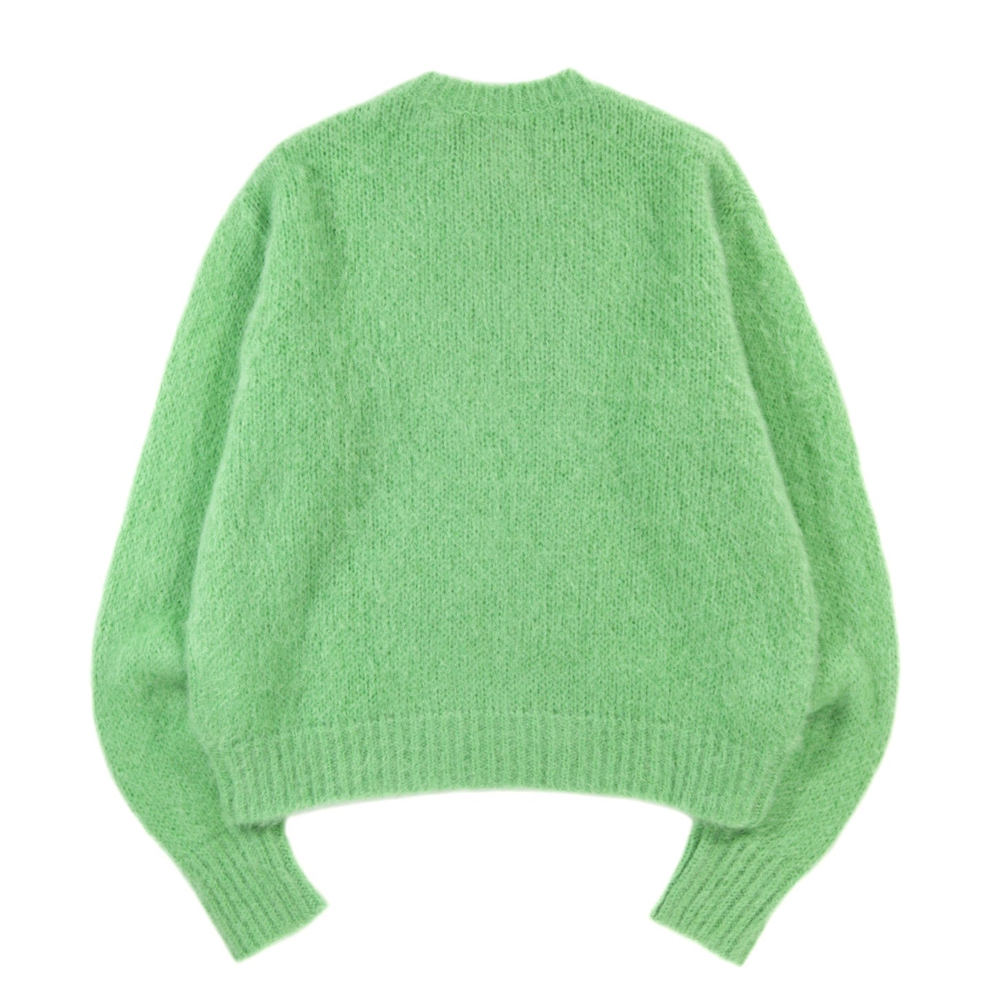 SKY HIGH FARM WORKWEAR DENIM TEARS MOHAIR PRINT SWEATER GREEN