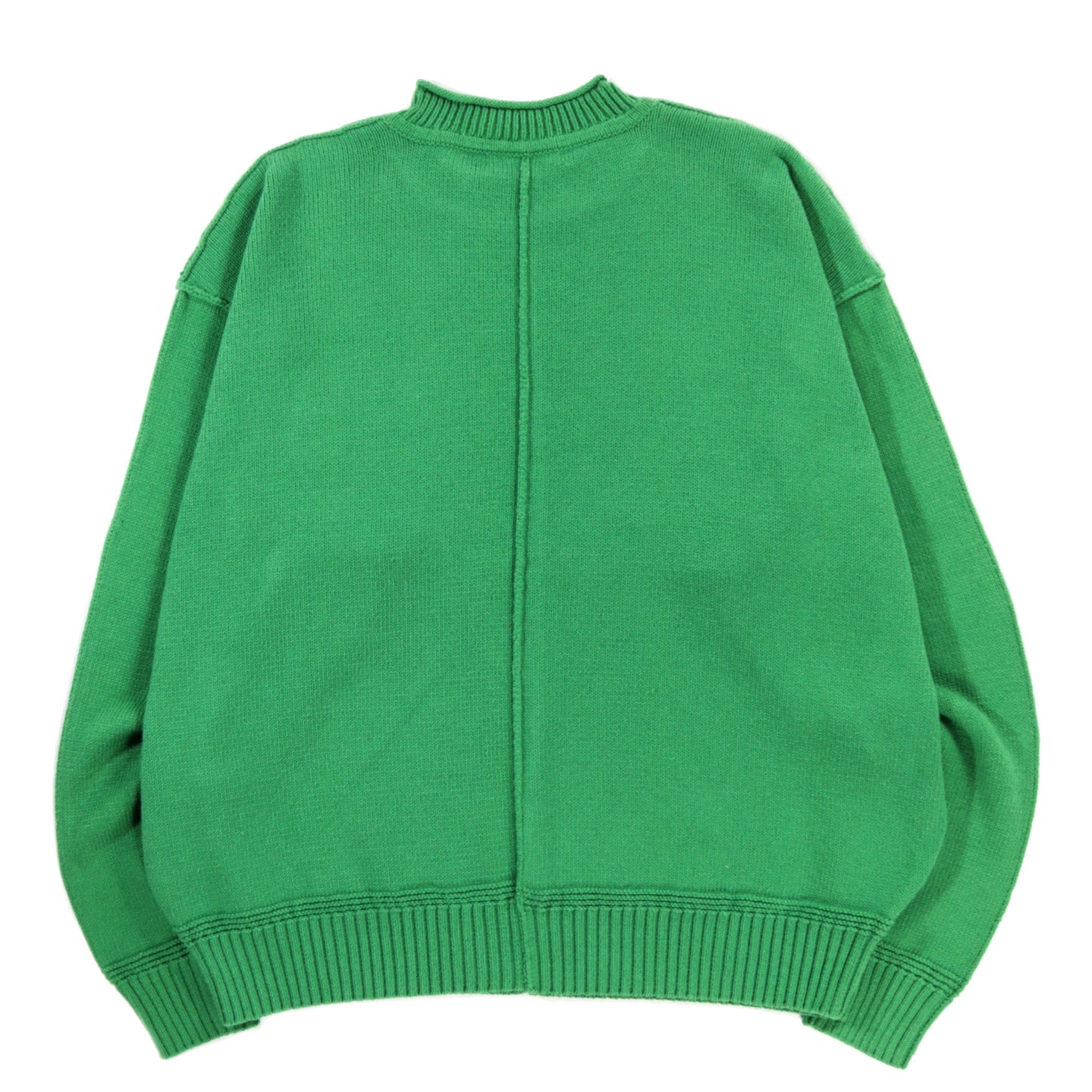 S.K. MANOR HILL WHARF SWEATER KELLY GREEN COTTON