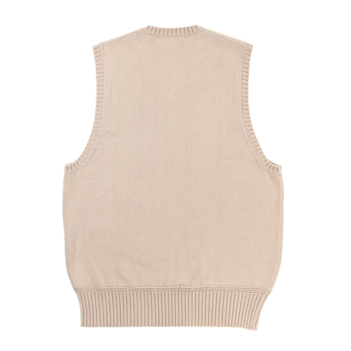 S.K. MANOR HILL SWEATER VEST CREAM COTTON